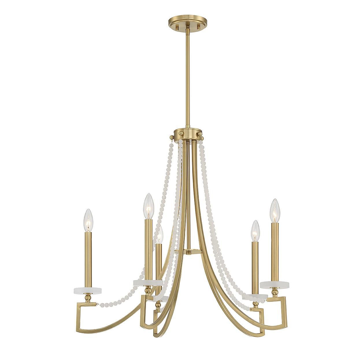 Helen 27 Inch 5 Light Chandelier by Savoy House