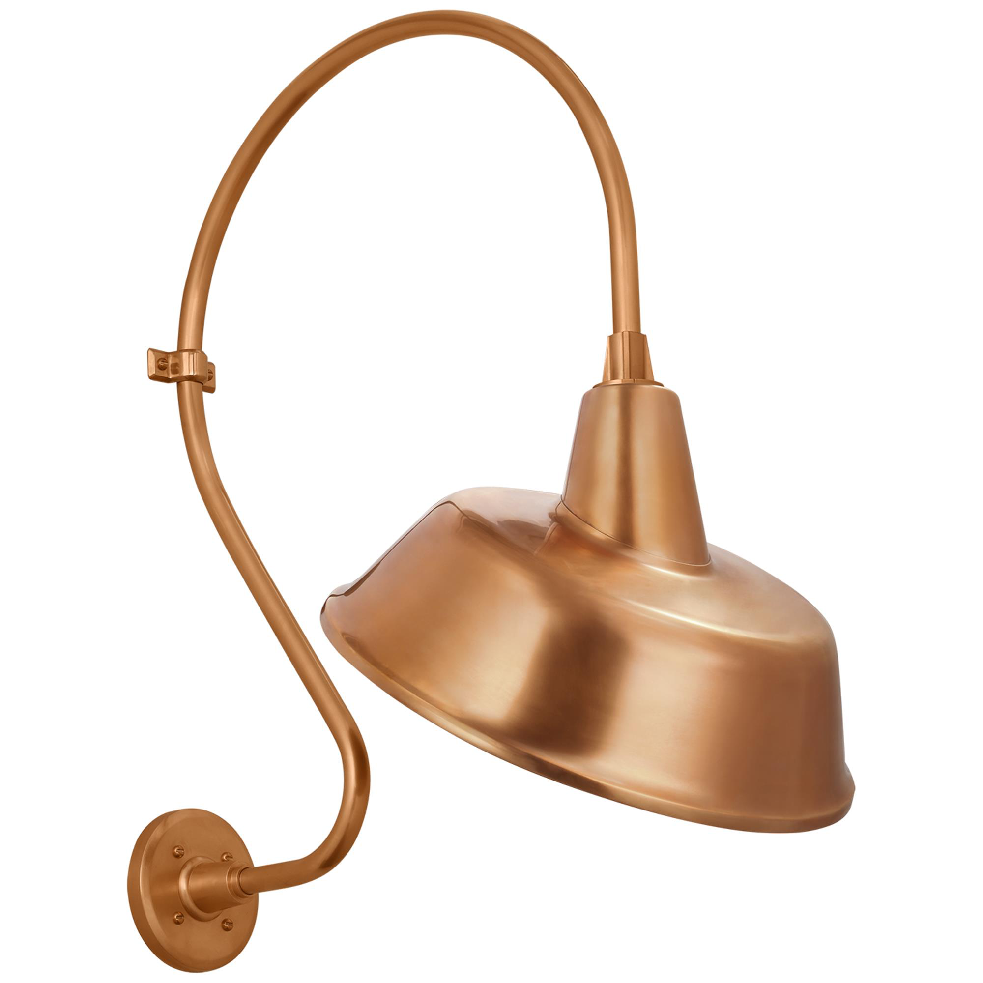 Shown in Soft Copper finish and Copper shade
