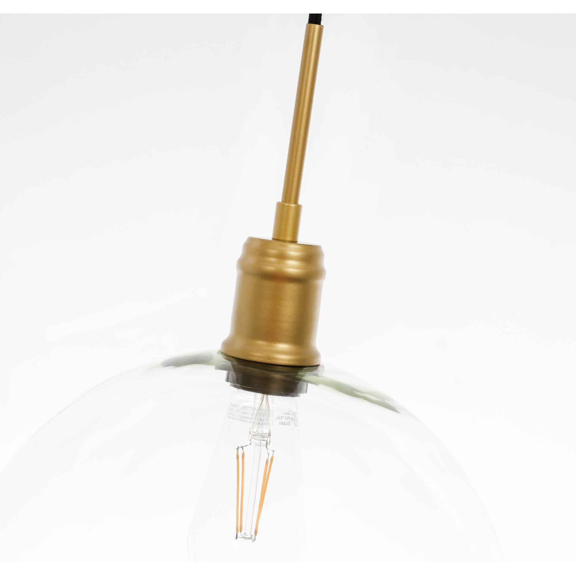 Shown in Brass finish