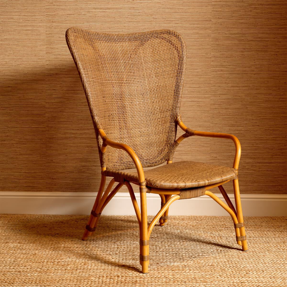 Shown in Rattan, Honey finish