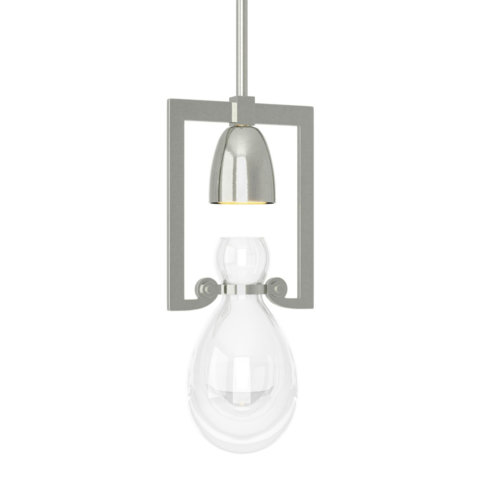 Shown in Sterling finish and Clear (Zm) glass