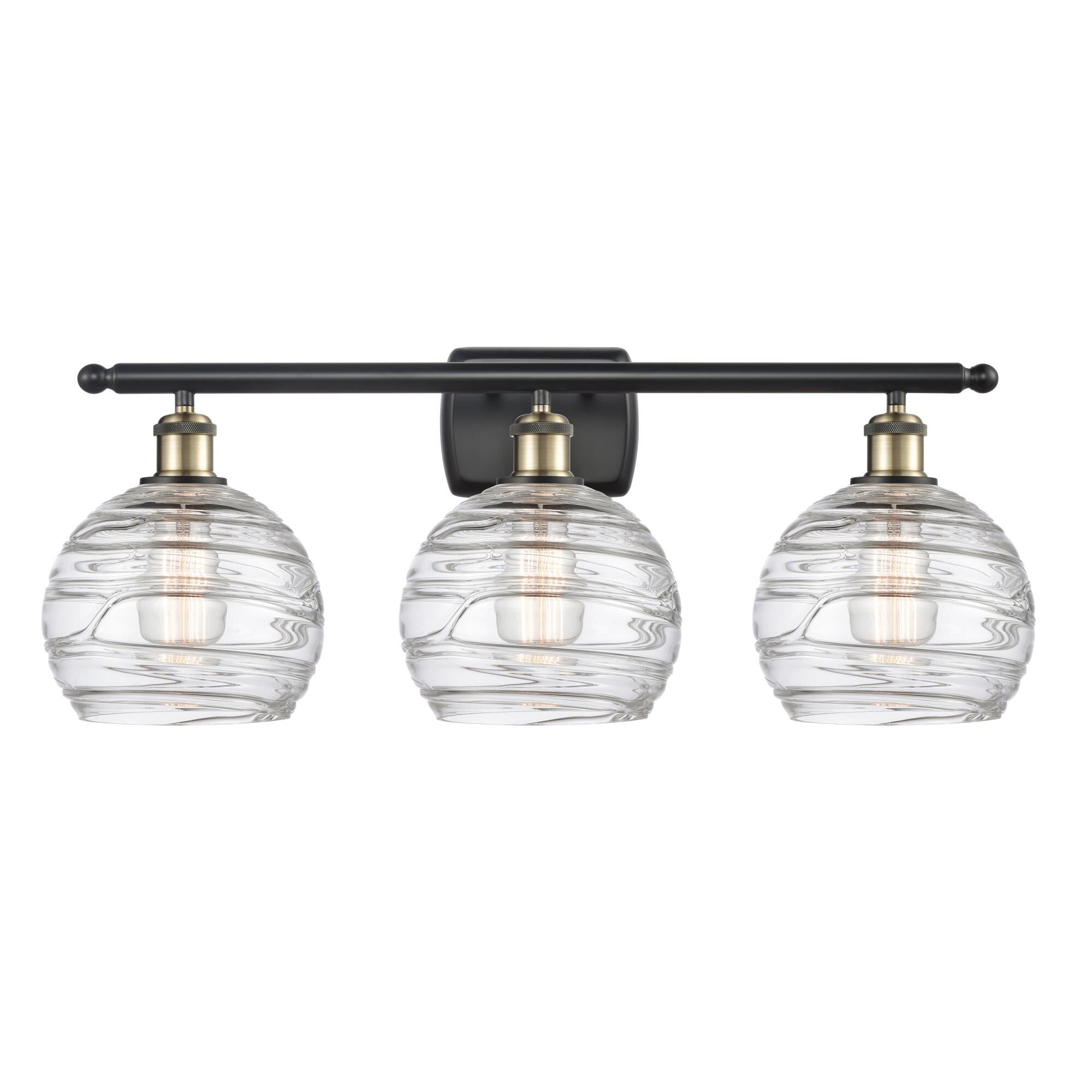 Bruno Marashlian Athens Deco Swirl 28 Inch Bath Vanity Light by Innovations Lighting