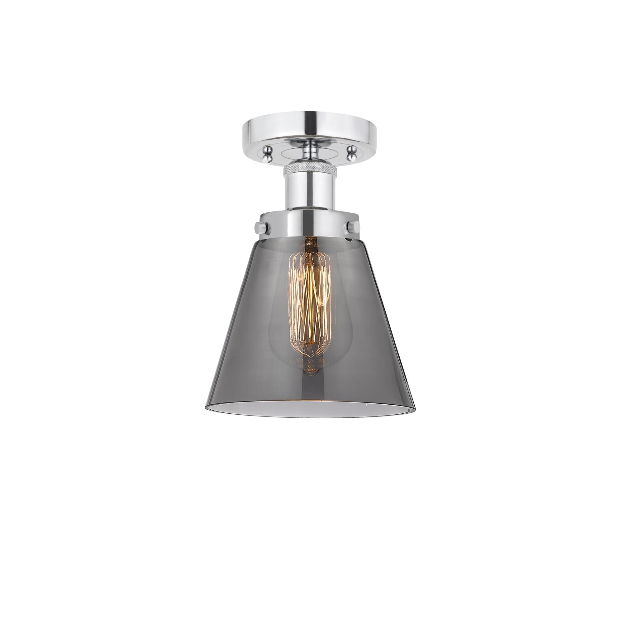 Shown in Polished Chrome, Plated Smoke finish and Plated Smoke glass and Plated Smoke Glass shade