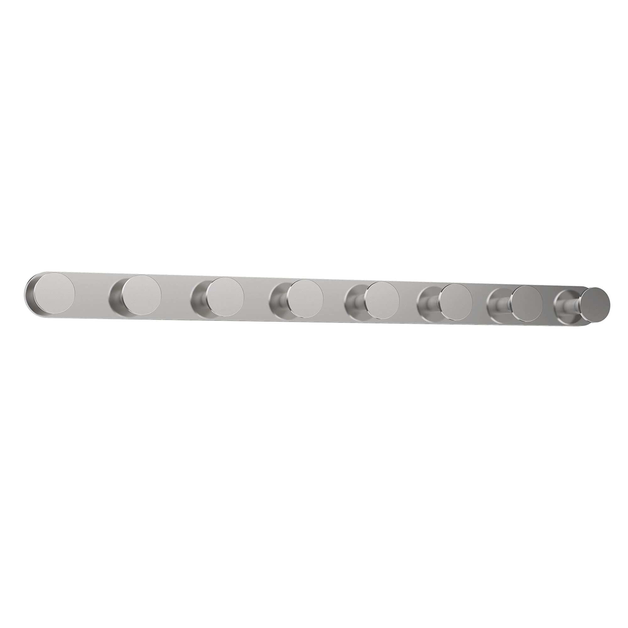Shown in Brushed Nickel finish and Frosted Acrylic glass