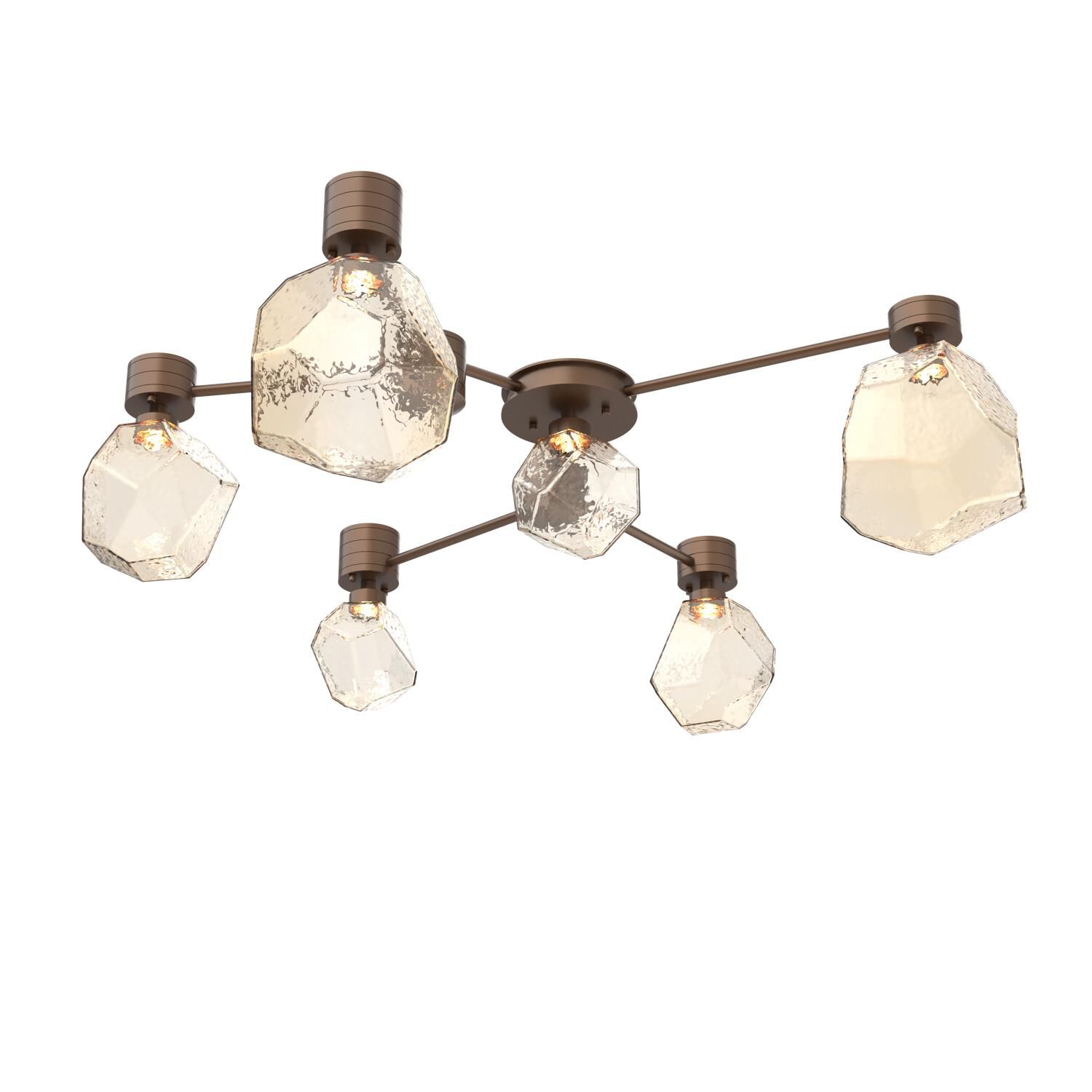 Levi Wilson Gem 38 Inch Semi Flush Mount by Hammerton Studio