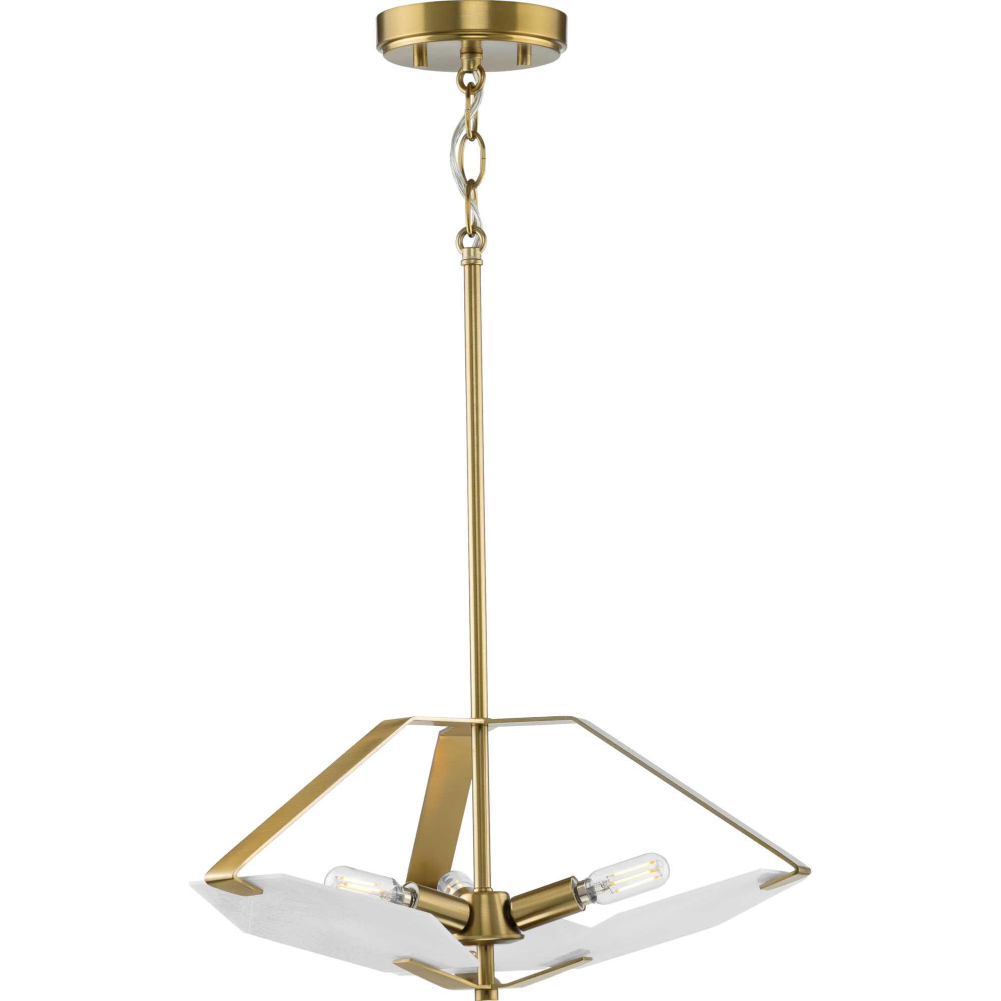 Rae 18 Inch 3 Light Semi Flush Mount by Progress Lighting