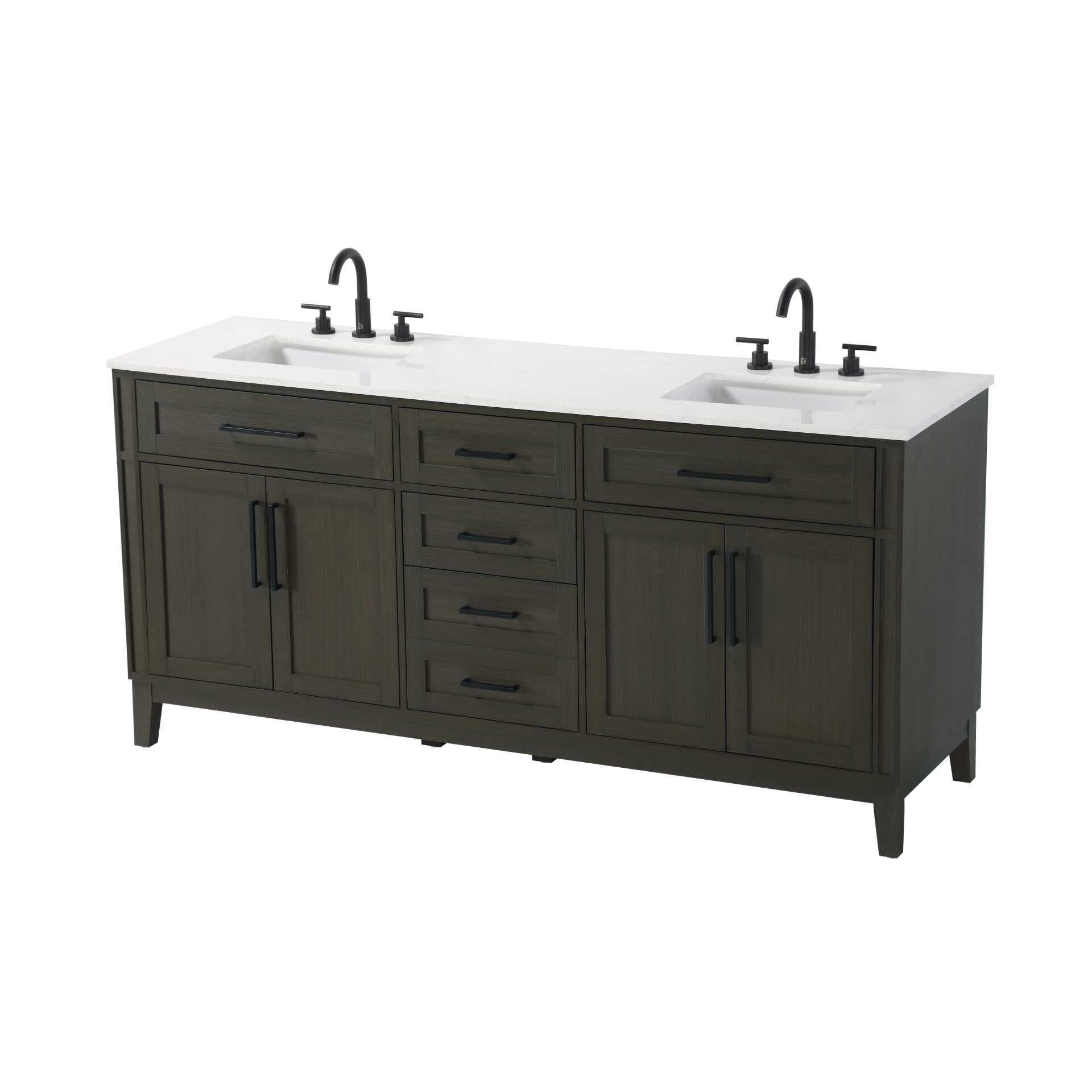 Virginia 72 Inch Bath Vanity by Elegant Decor