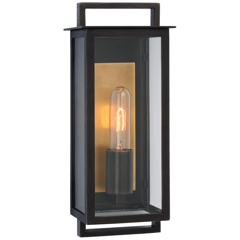Visual Comfort Signature Collection Ian K. Fowler Halle 14 Inch Tall LED Outdoor Wall Light