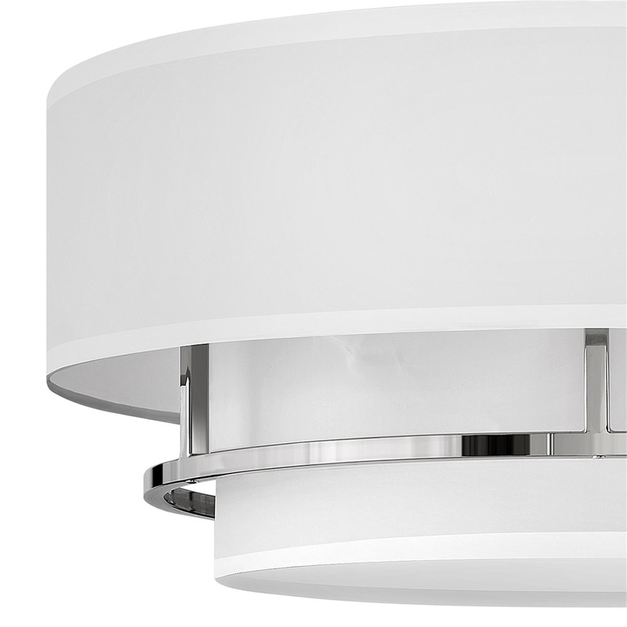 Graham 23 Inch 4 Light Semi Flush Mount,