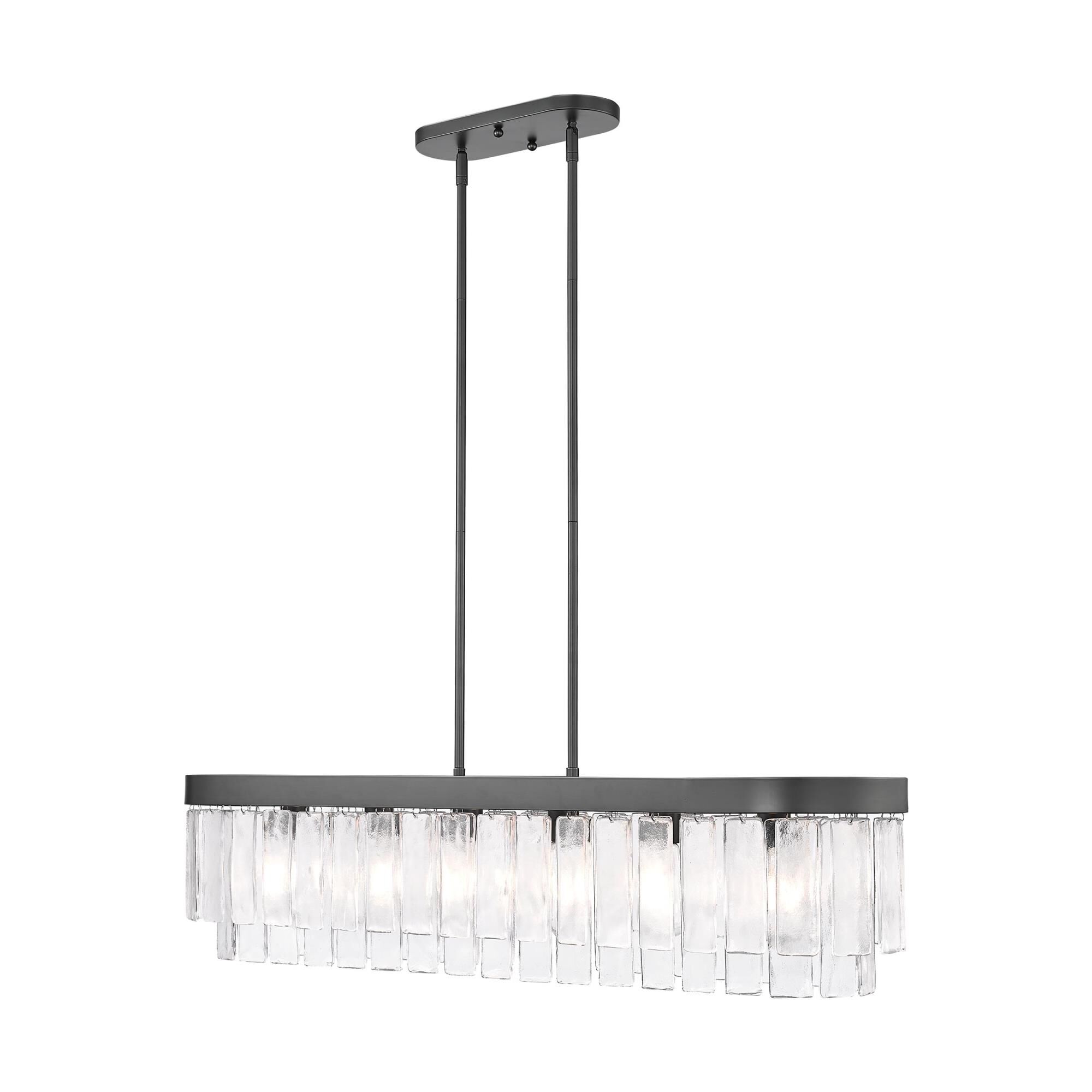 Shown in Matte Black finish and Hammered Water glass