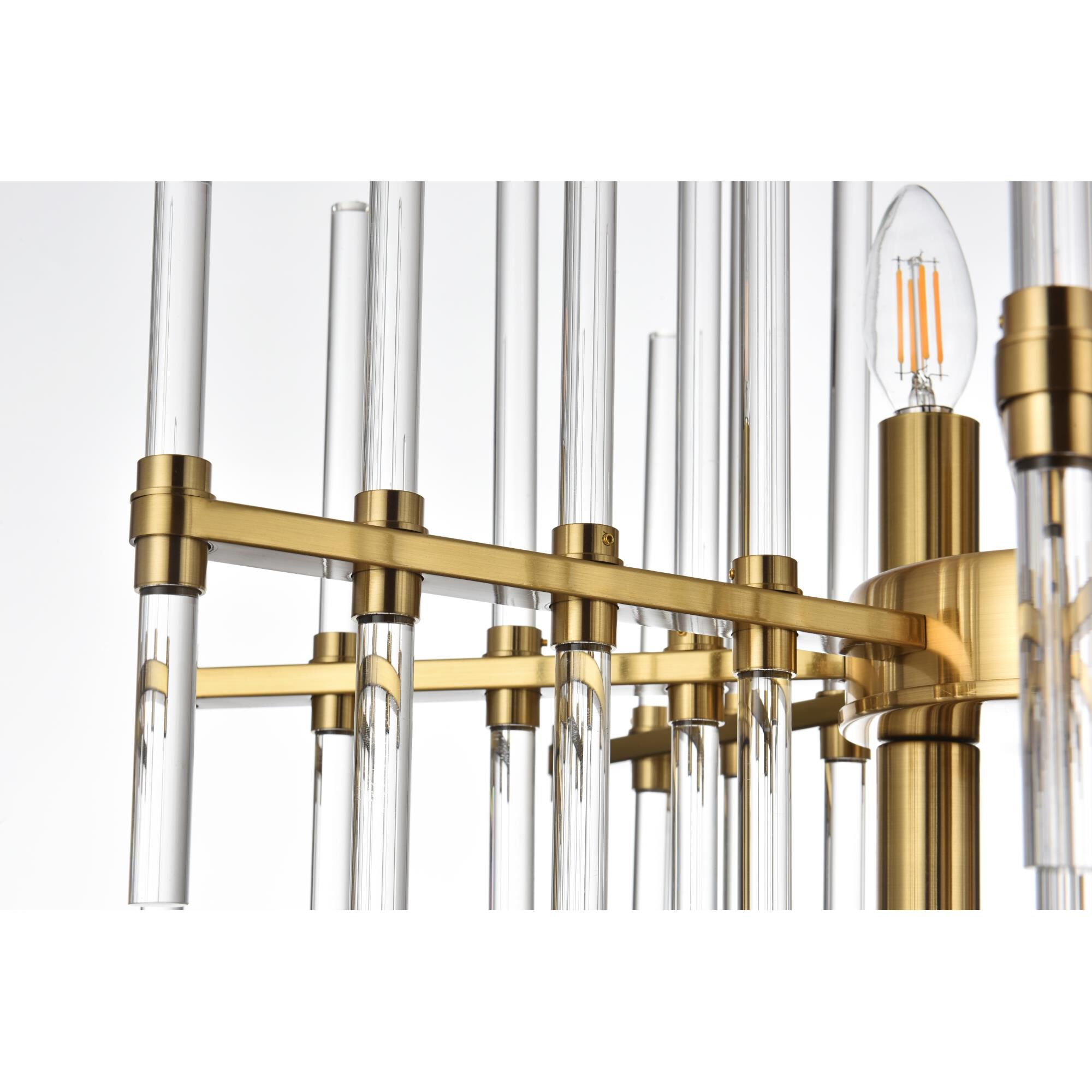 Sienna 23 Inch 6 Light Chandelier by Elegant Lighting