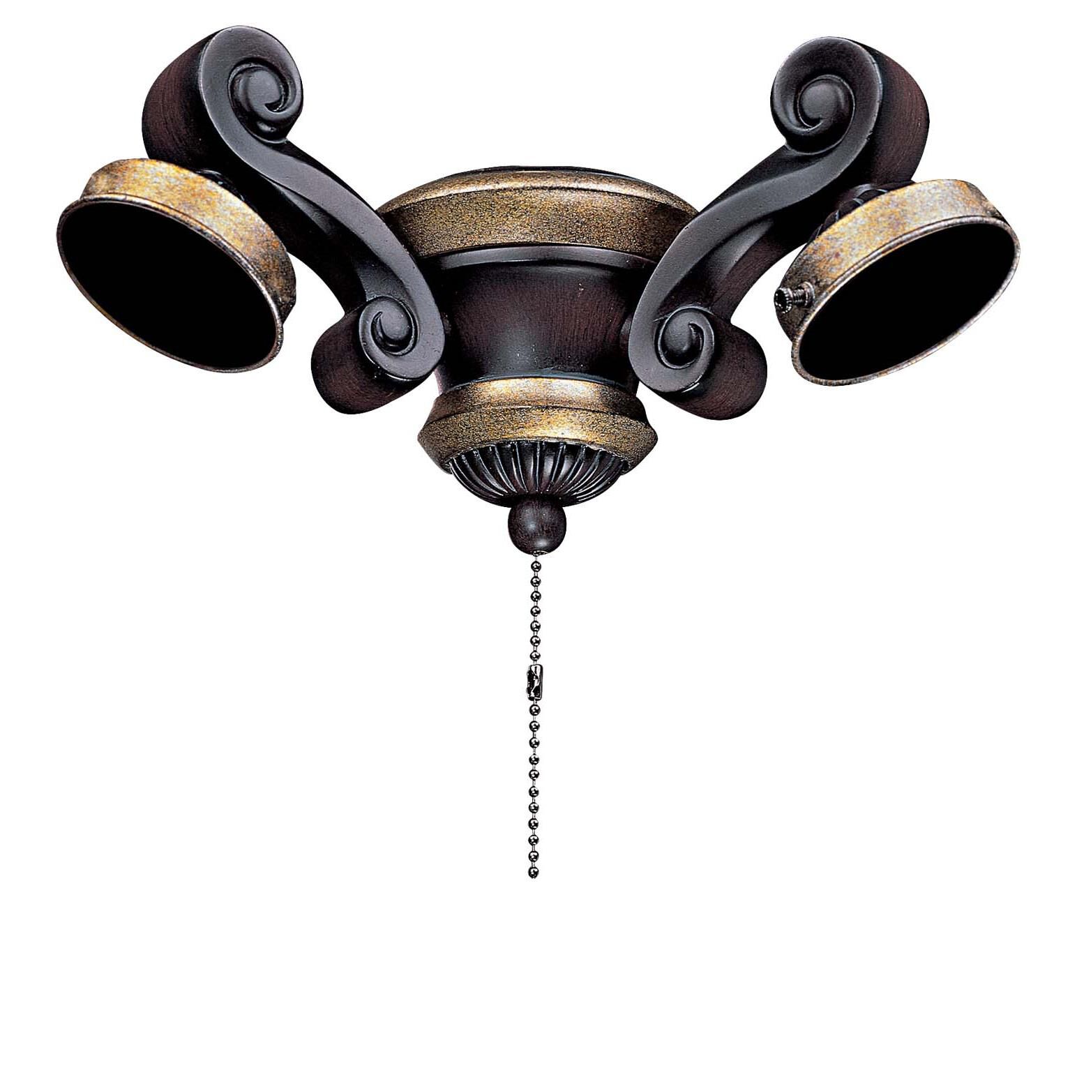 Scroll 4 Light Fan Light Kit by Minka Aire