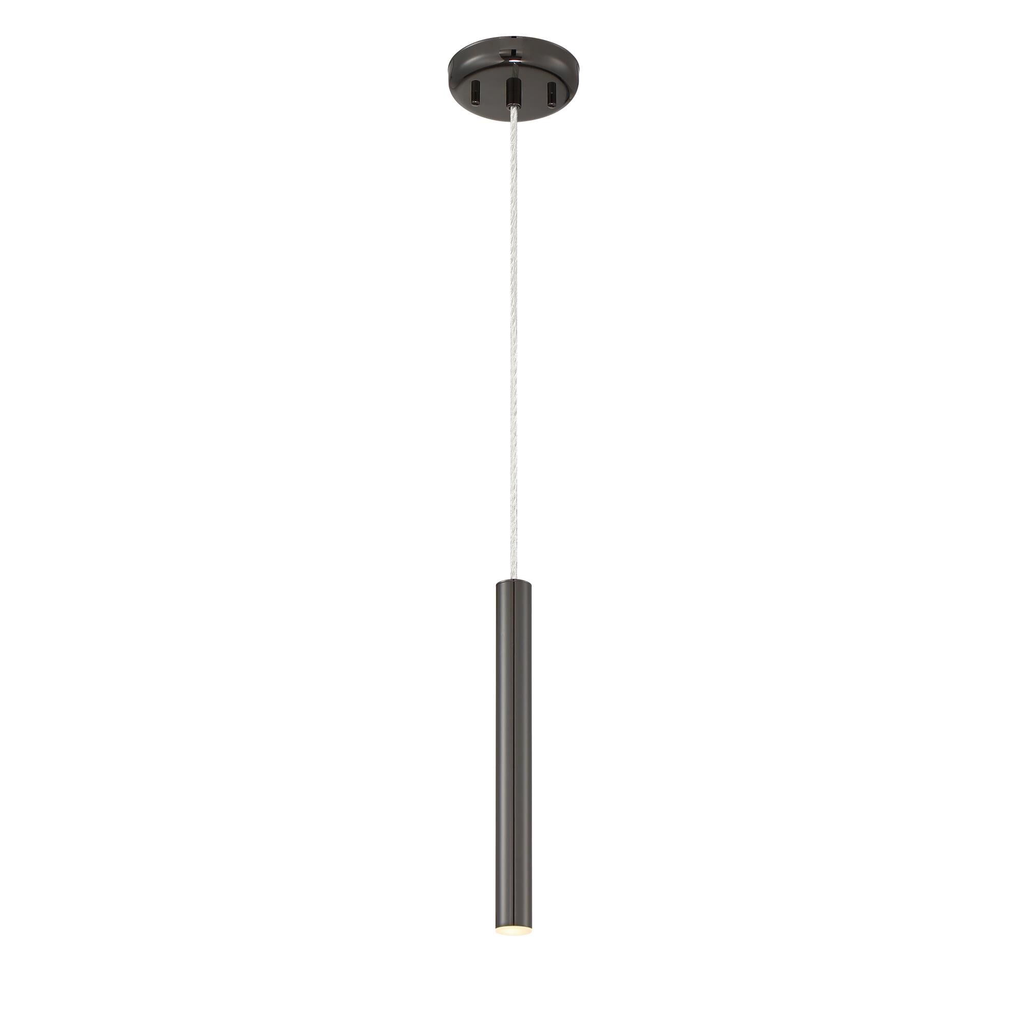 Shown in Pearl Black finish and Steel glass and Steel shade