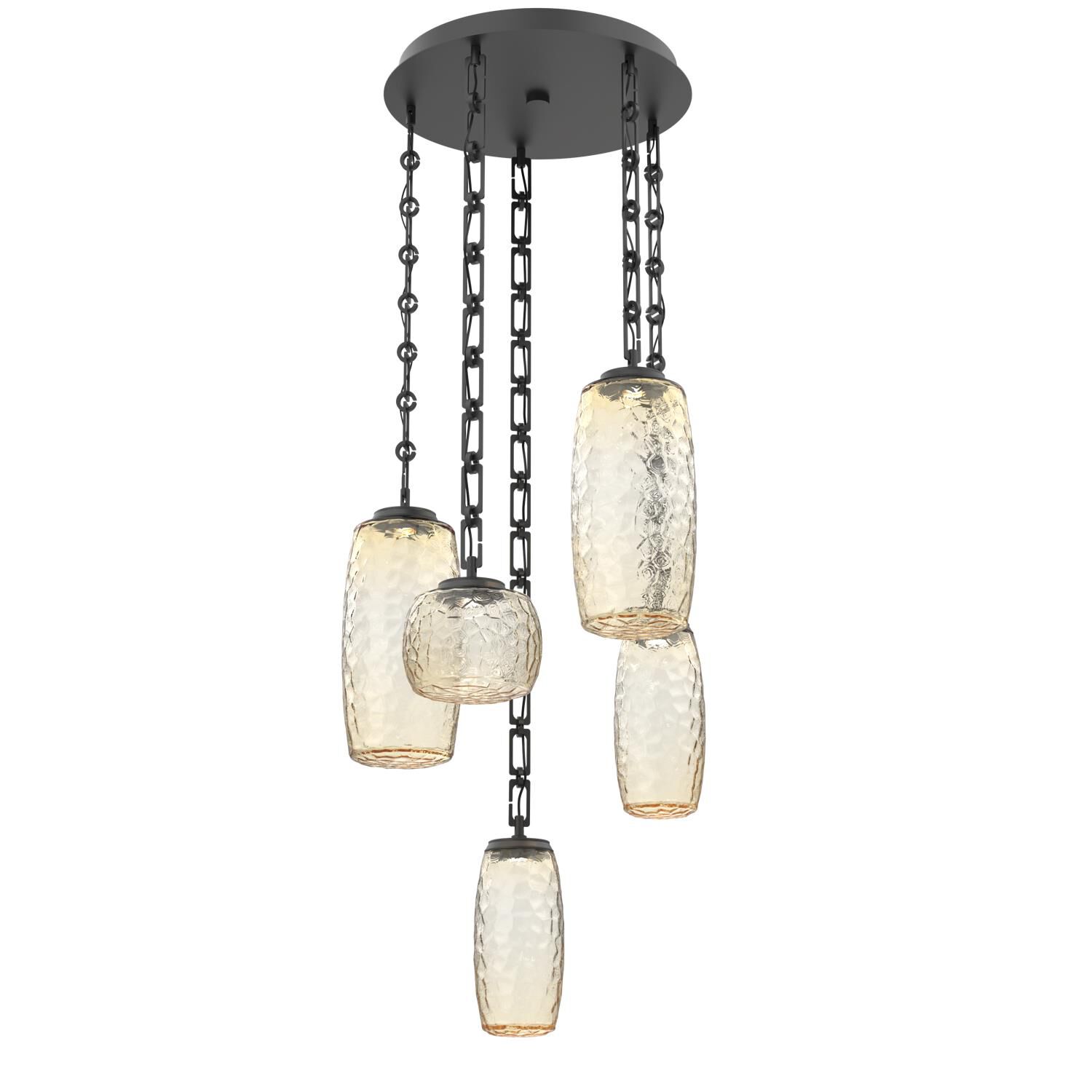 Levi Wilson Vessel 21 Inch Multi Light Pendant by Hammerton Studio