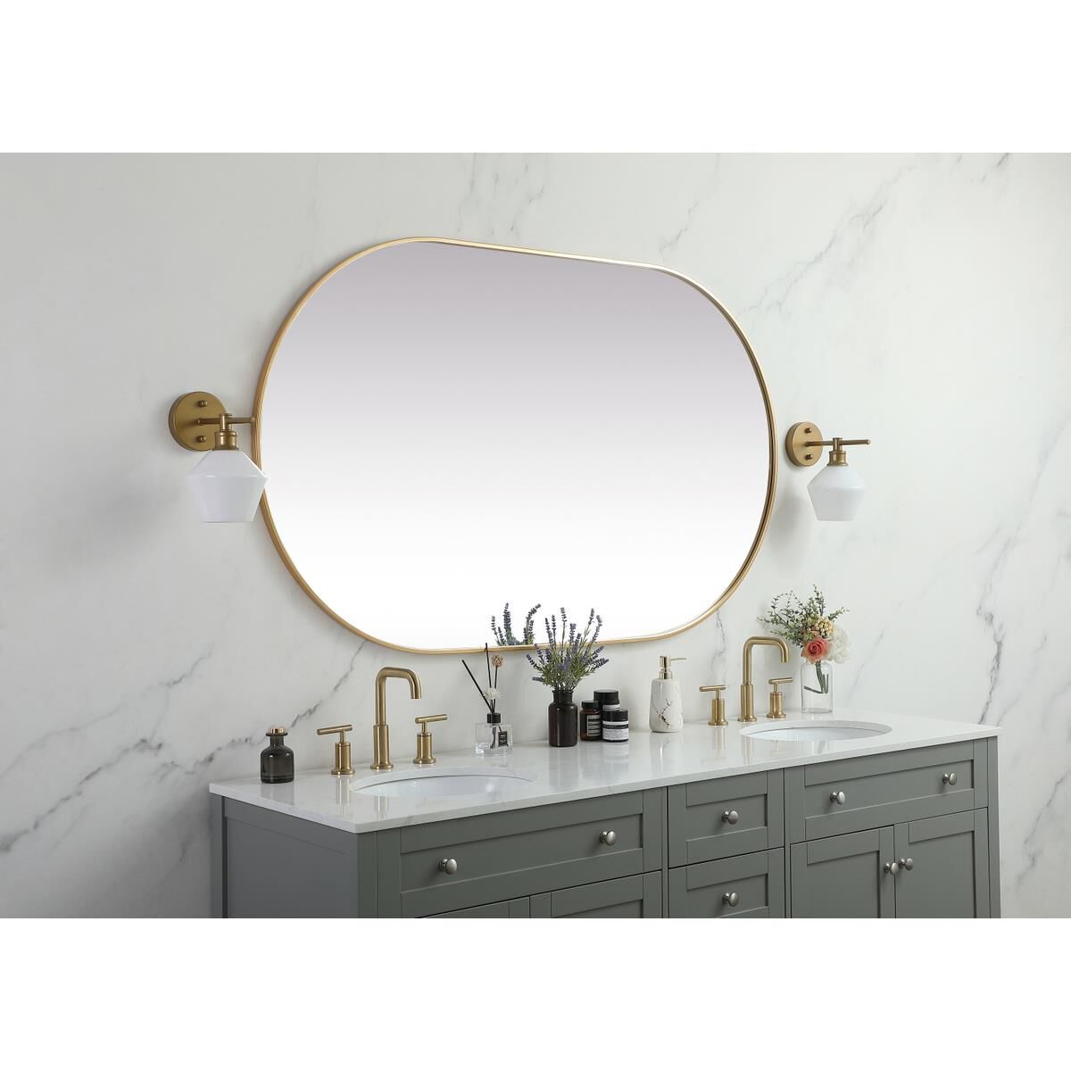 Shown in Brass finish