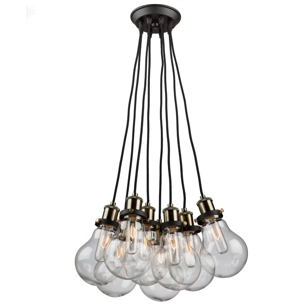 Edison 20 Inch 8 Light Multi Light Pendant by Artcraft