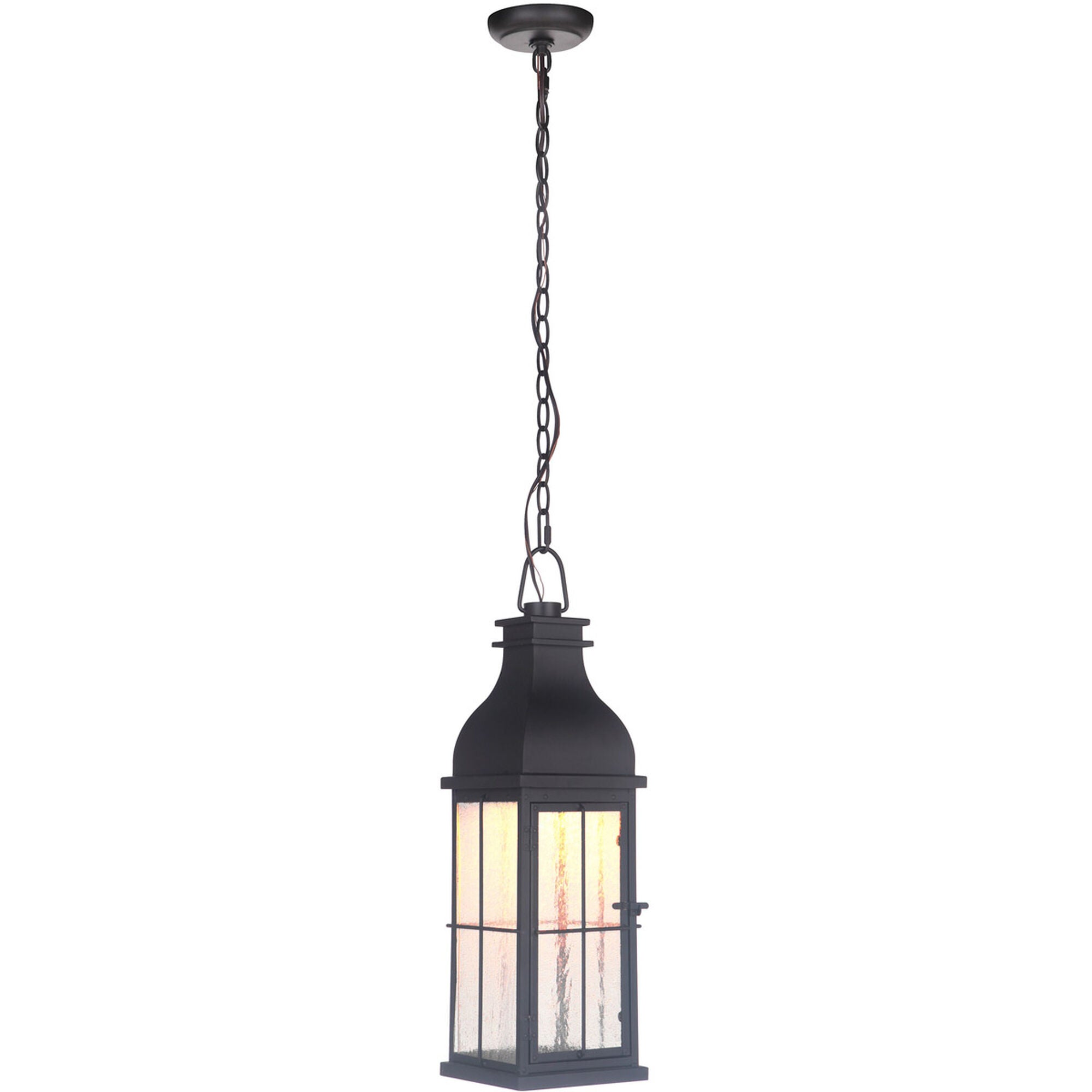 Shown in Midnight finish and Yes glass and Yes shade and Rectangle accent