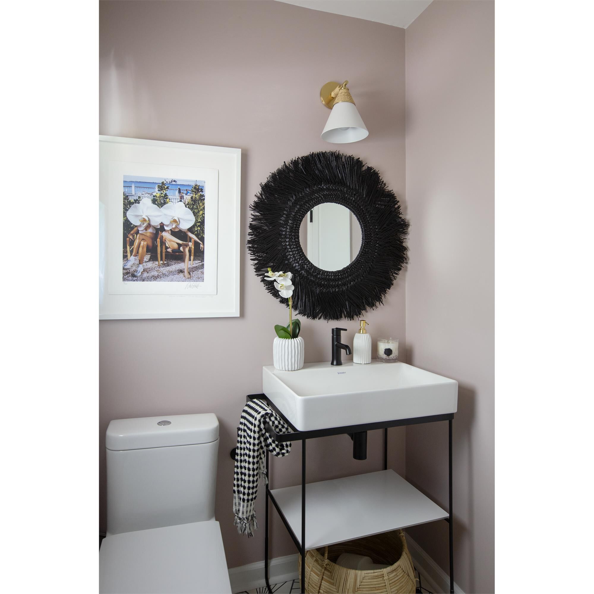 Megan Molten Mica Small Wall Sconce,
