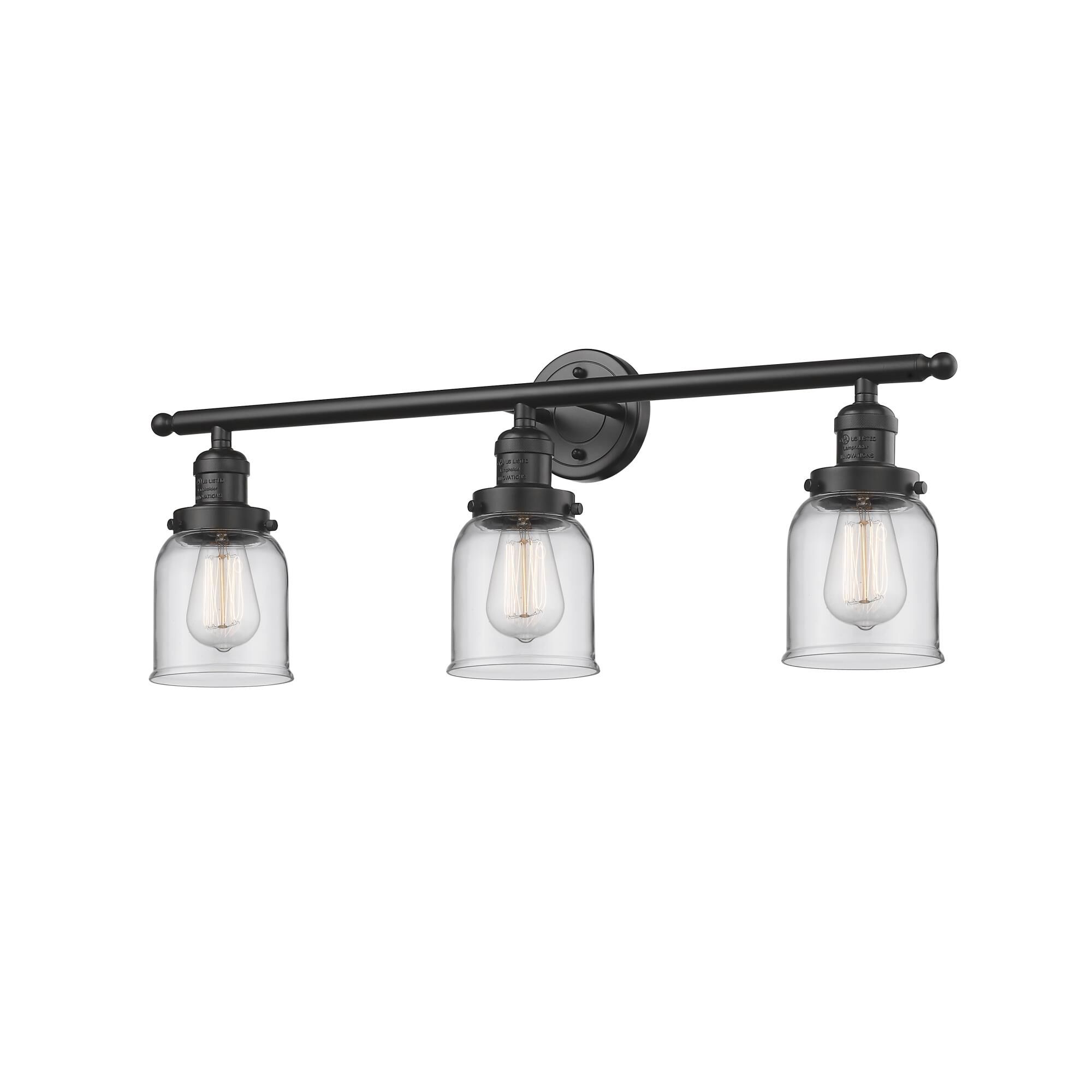 Bruno Marashlian Small Bell 30 Inch 3 Light Bath Vanity Light by Innovations Lighting