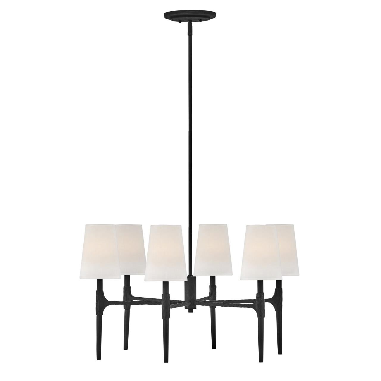 Beaumont 28 Inch 6 Light Chandelier by Hinkley Lighting