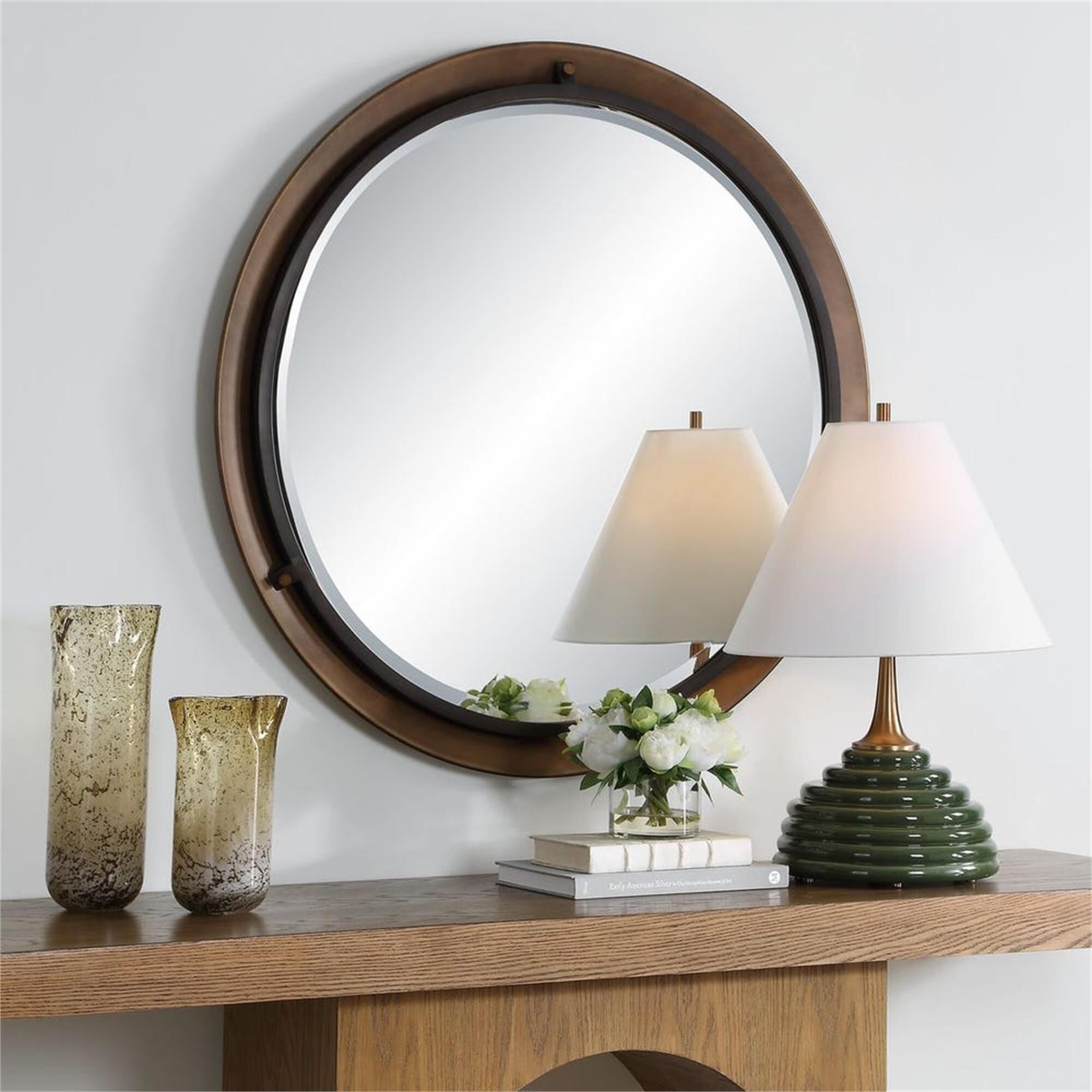 Porthole 39 Inch Decorative Mirror by Uttermost