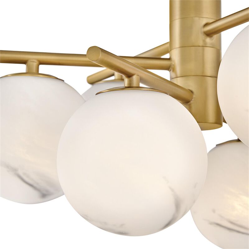 Selene 30 Inch Semi Flush Mount by Fredrick Ramond