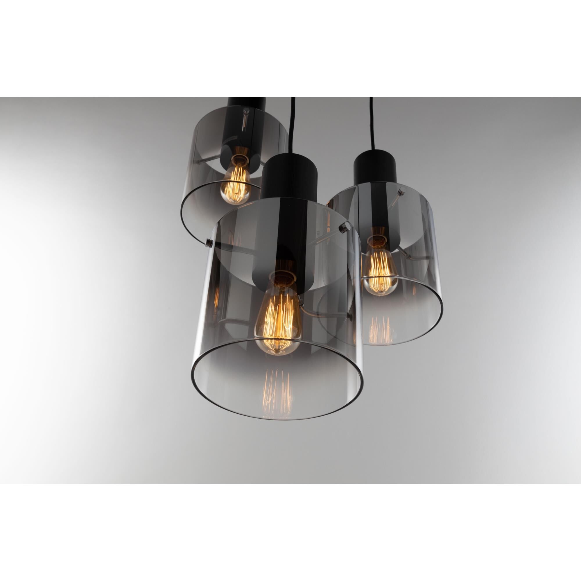 Shown in Satin Black and Smoke Glass finish