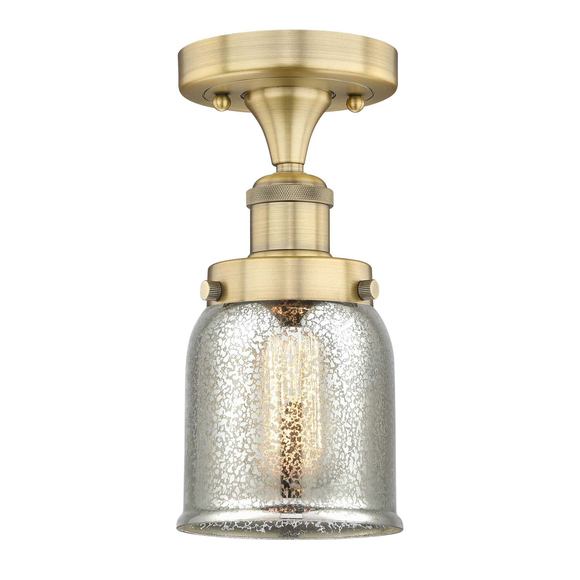 Shown in Brushed Brass finish and Silver Plated Mercury glass