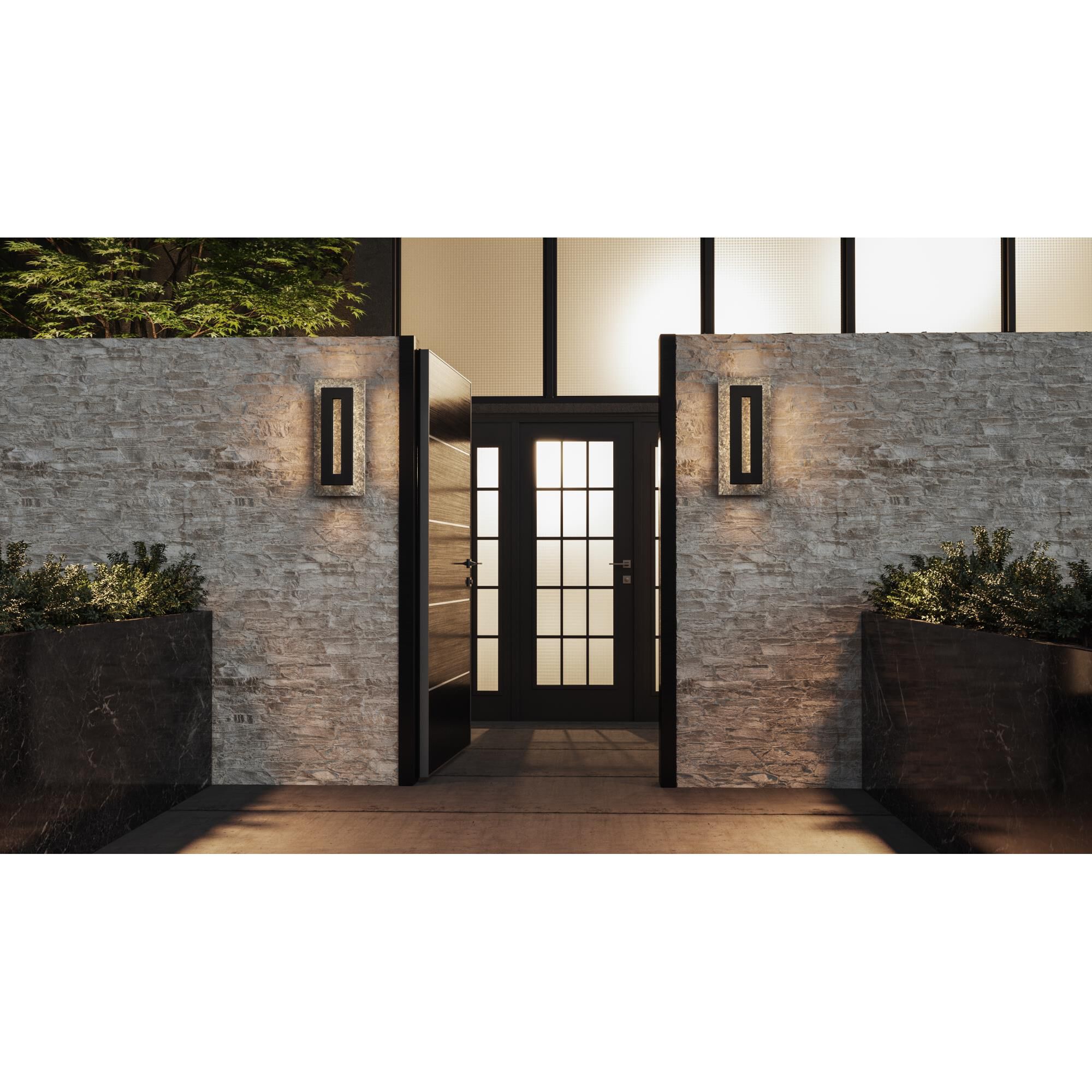 Quoizel Tate 18 Inch Tall LED Outdoor Wall Light