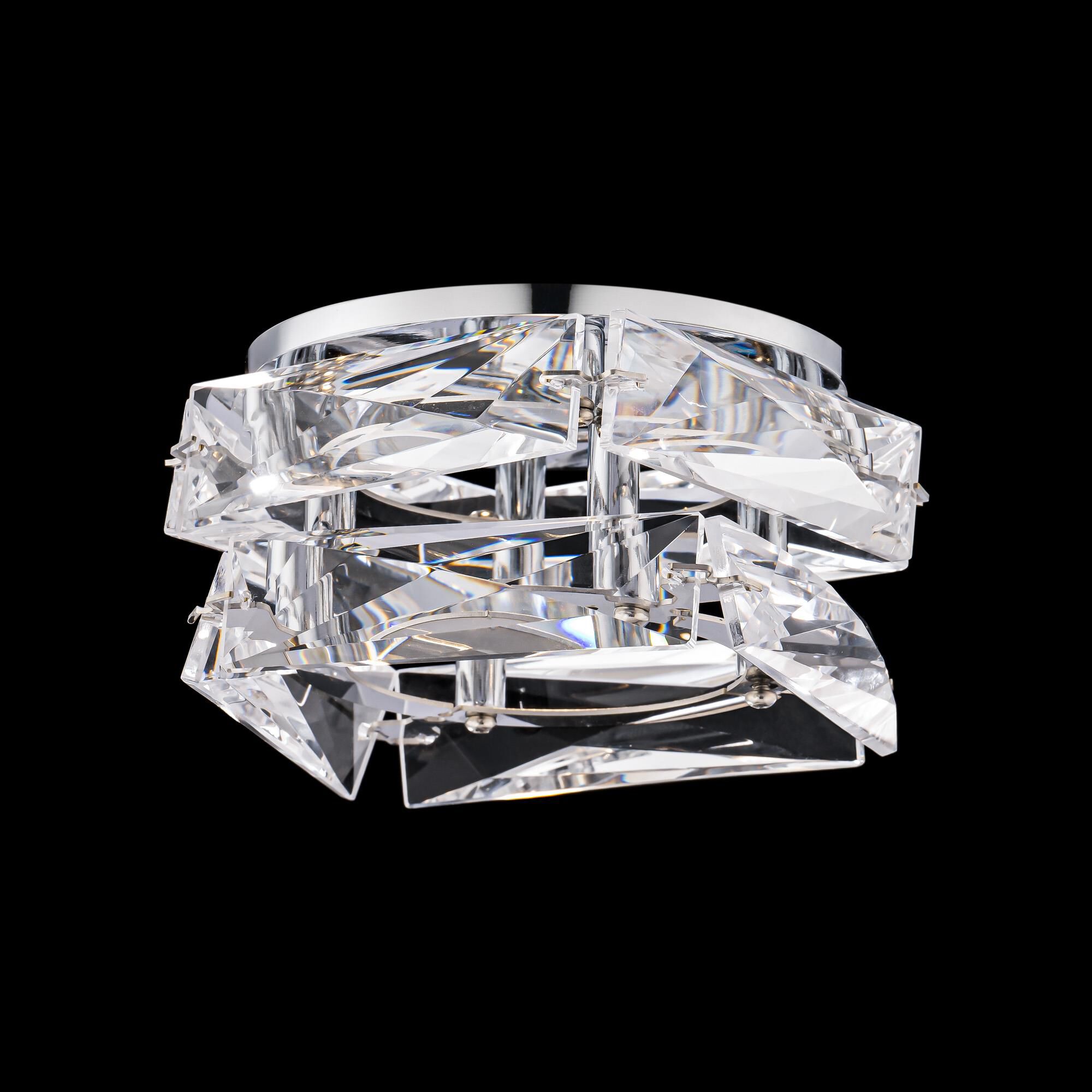 Shown in Polished Chrome finish and Clear Radiance Crystal glass