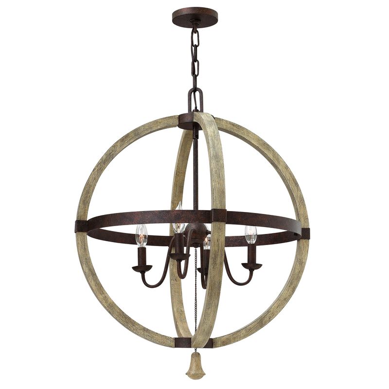 Middlefield 24 Inch 4 Light Chandelier by Fredrick Ramond