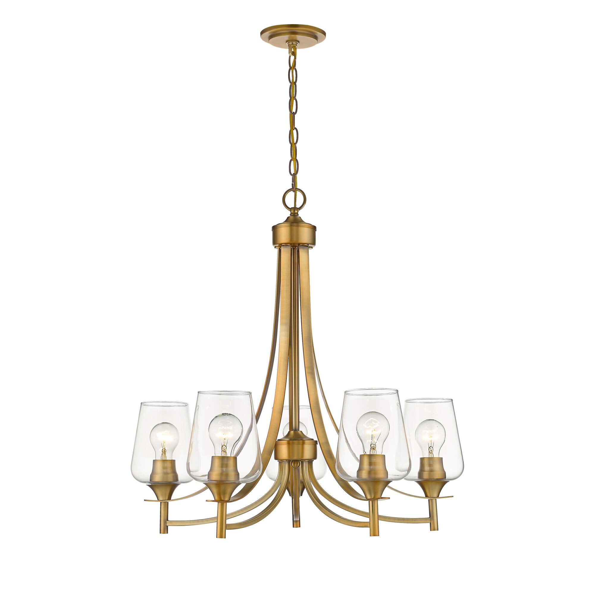 Joliet 25 Inch 5 Light Chandelier by Z-Lite