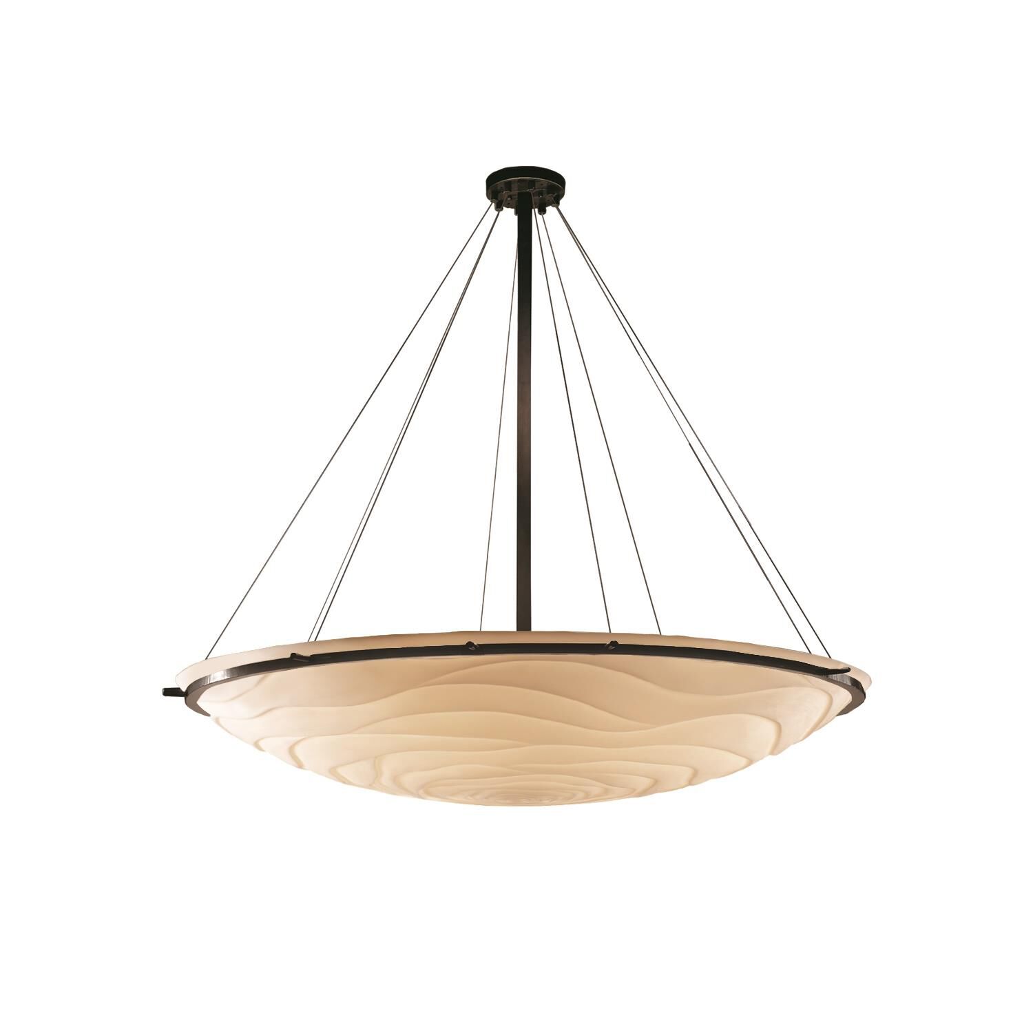 Porcelina 51 Inch LED Large Pendant by Justice Design Group