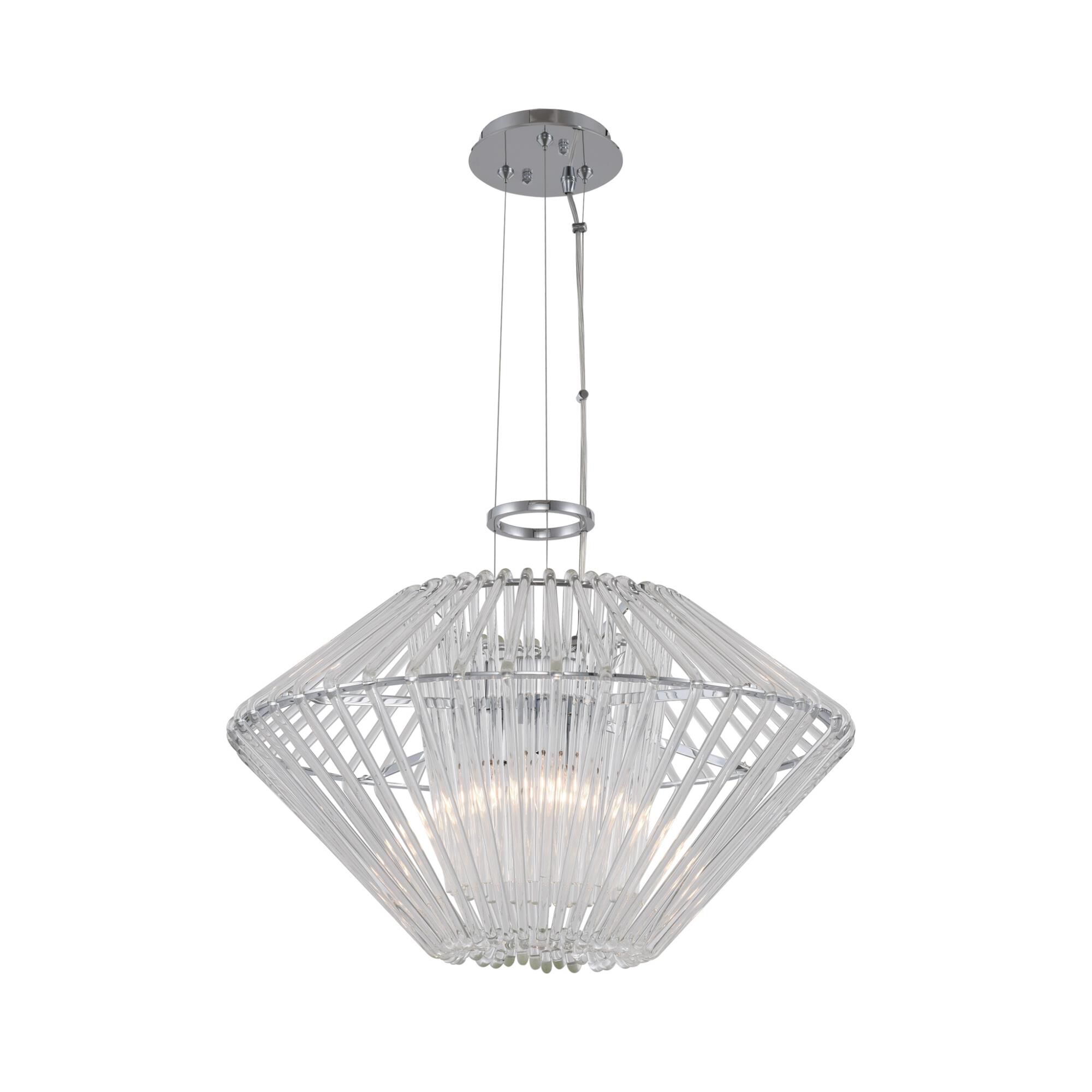 Taza 22 Inch Cage Pendant by Kalco Lighting