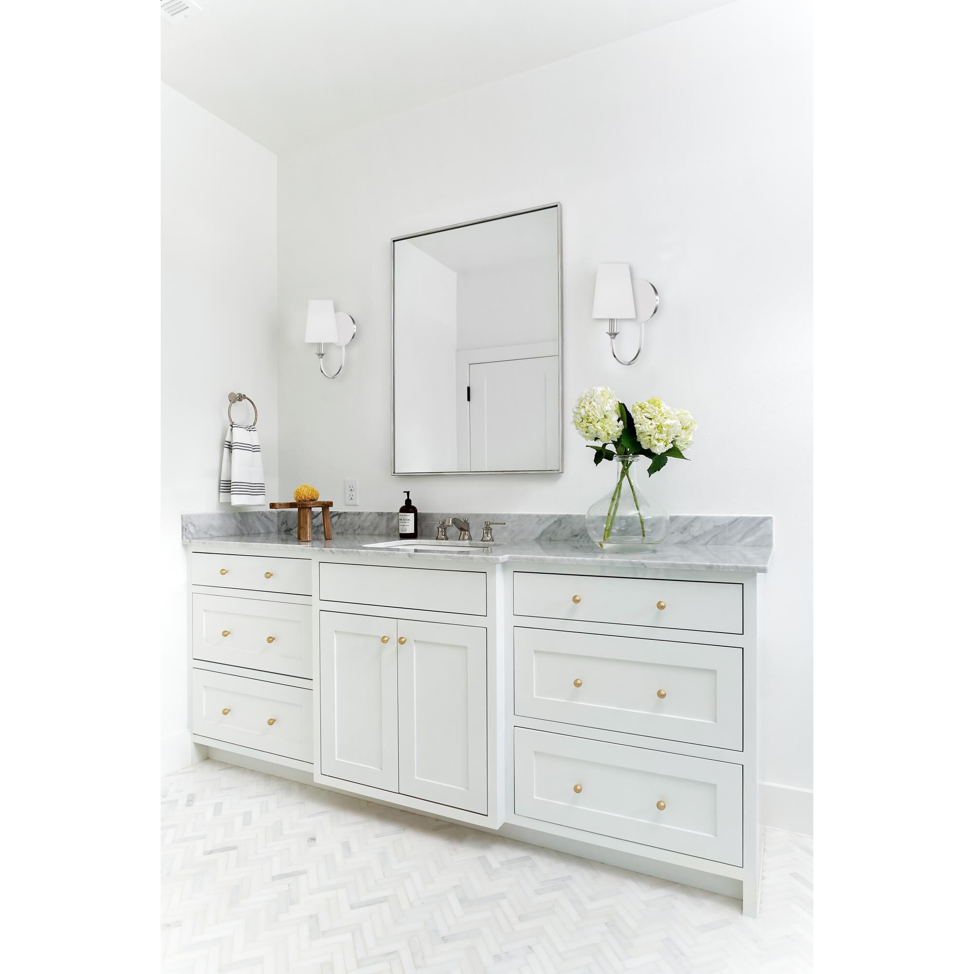 Shown in Polished Chrome finish and Silk shade