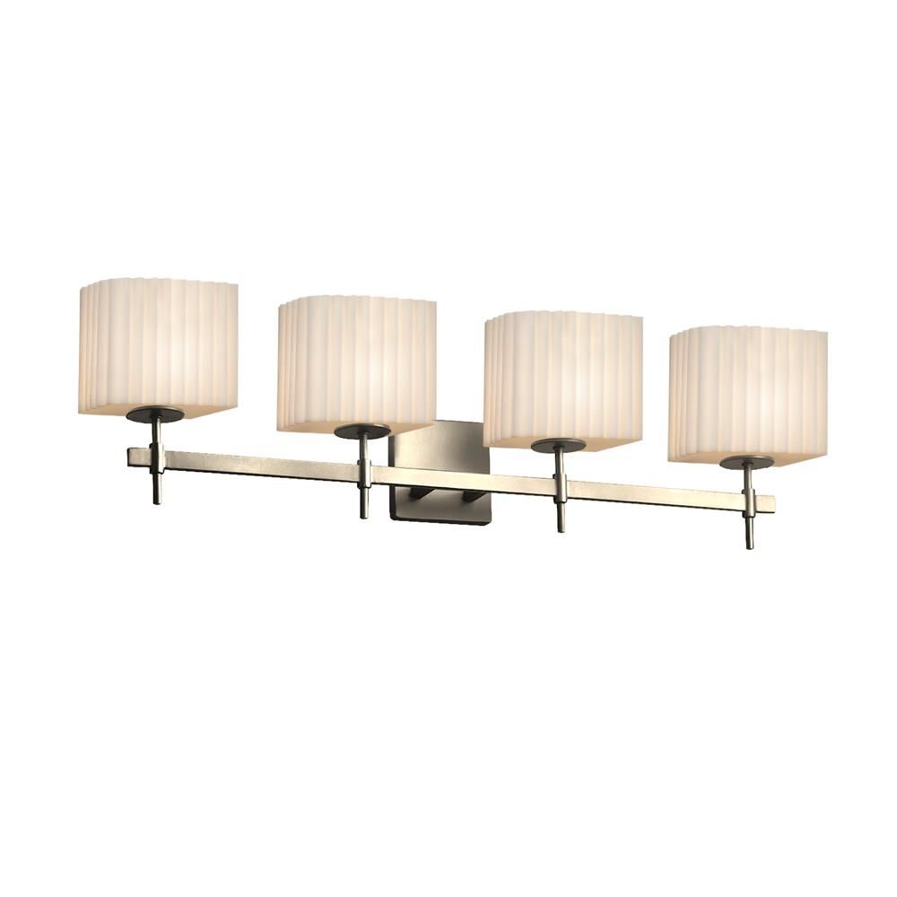 Porcelina 32 Inch 4 Light Bath Vanity Light by Justice Design Group