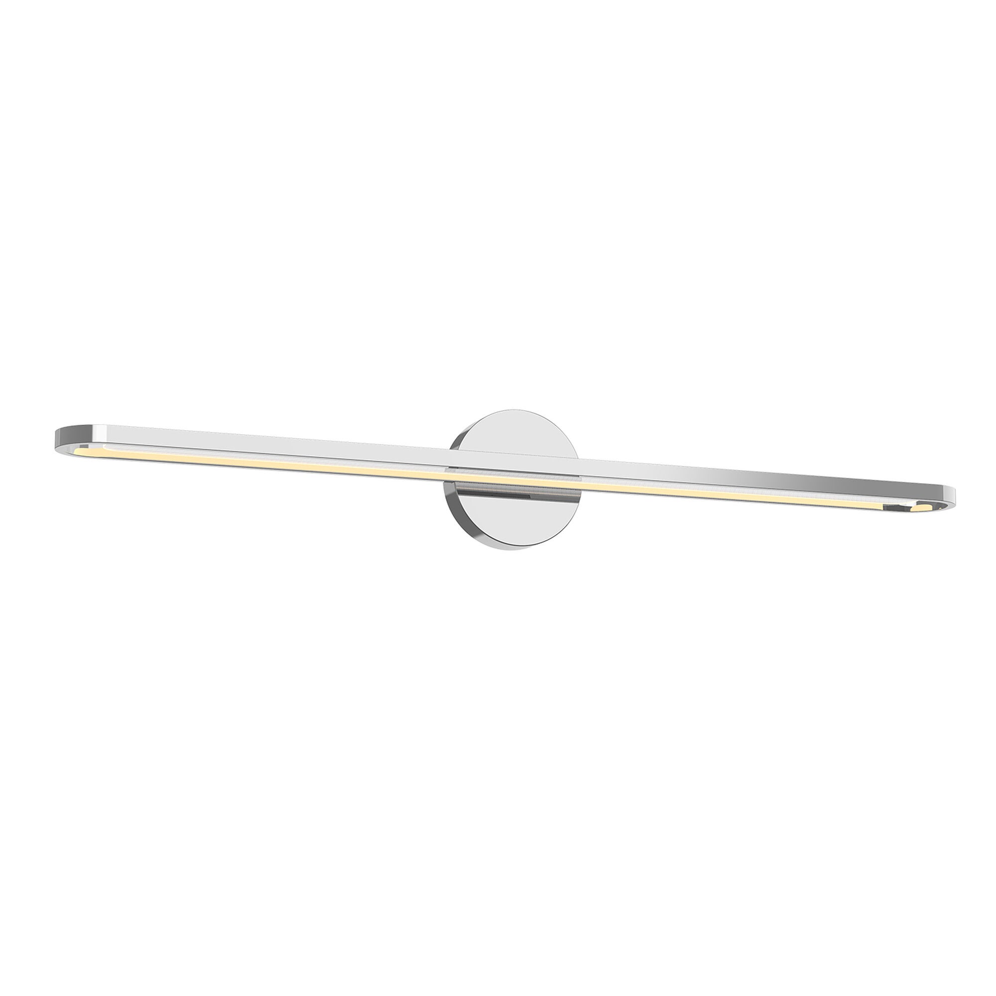 Shown in Chrome finish and Acrylic shade