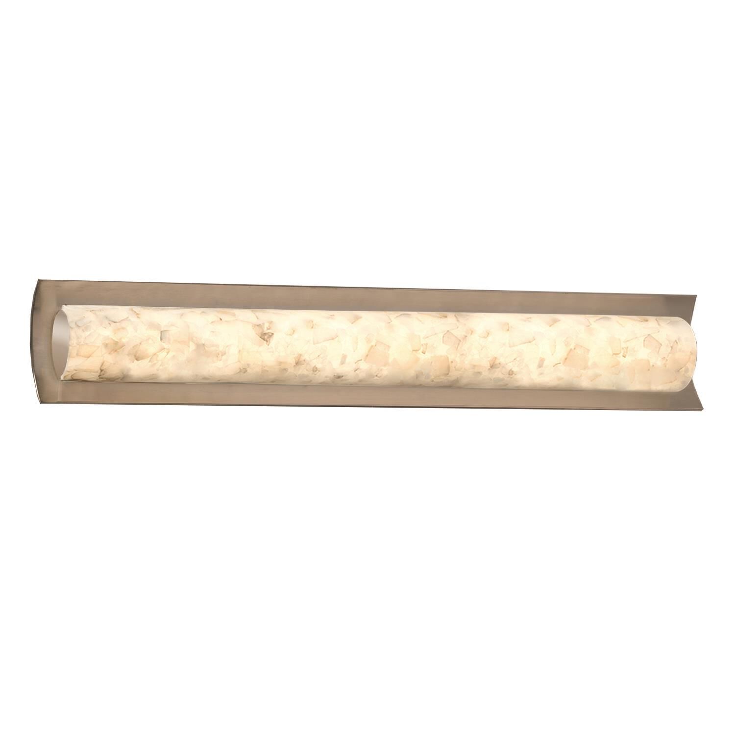 Alabaster Rocks! 30 Inch 1 Light LED Bath Vanity Light by Justice Design Group