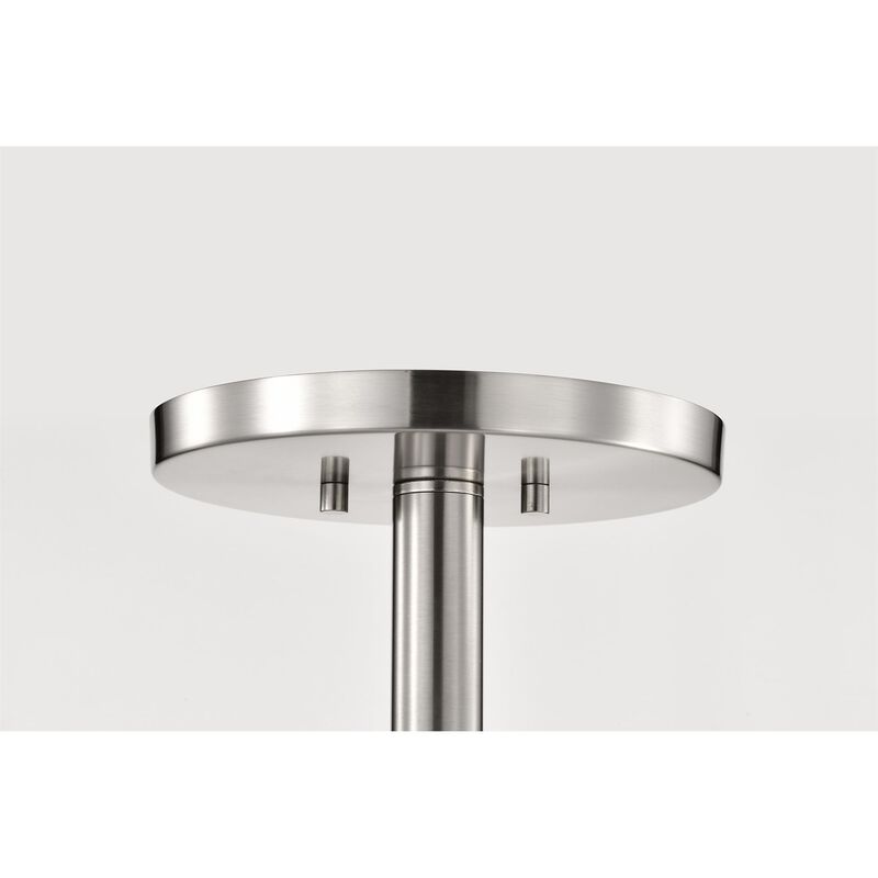 Lune 16 Inch Semi Flush Mount by Nuvo Lighting