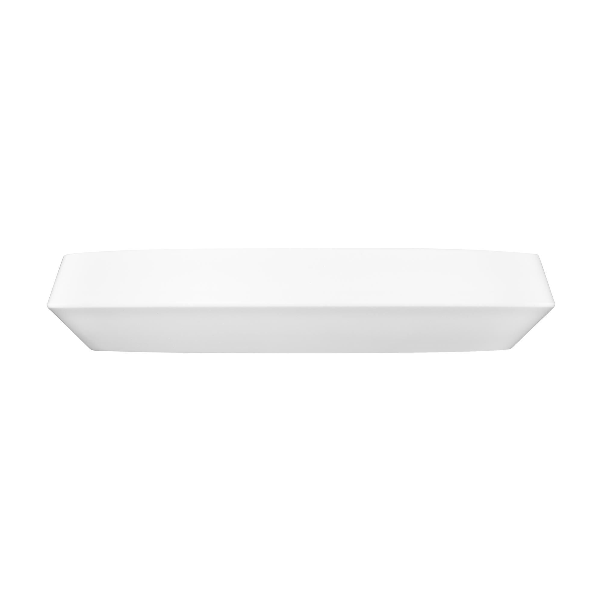 Shown in Matte White finish and White glass
