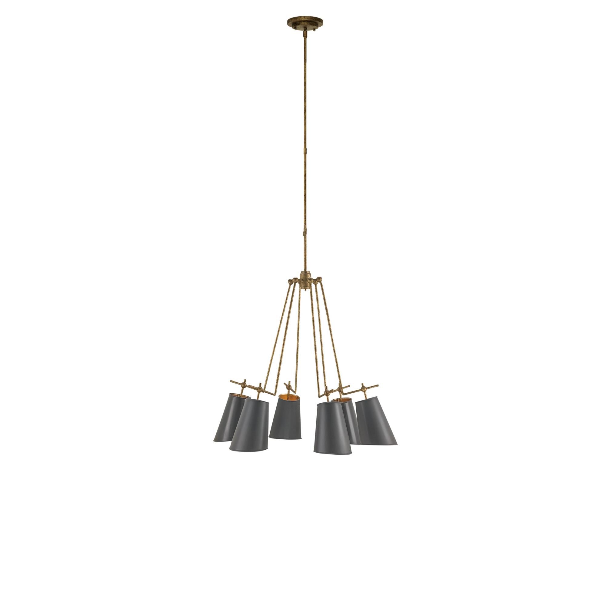 Shown in Old Brass/Marbella Black/Contemporary Gold Leaf finish