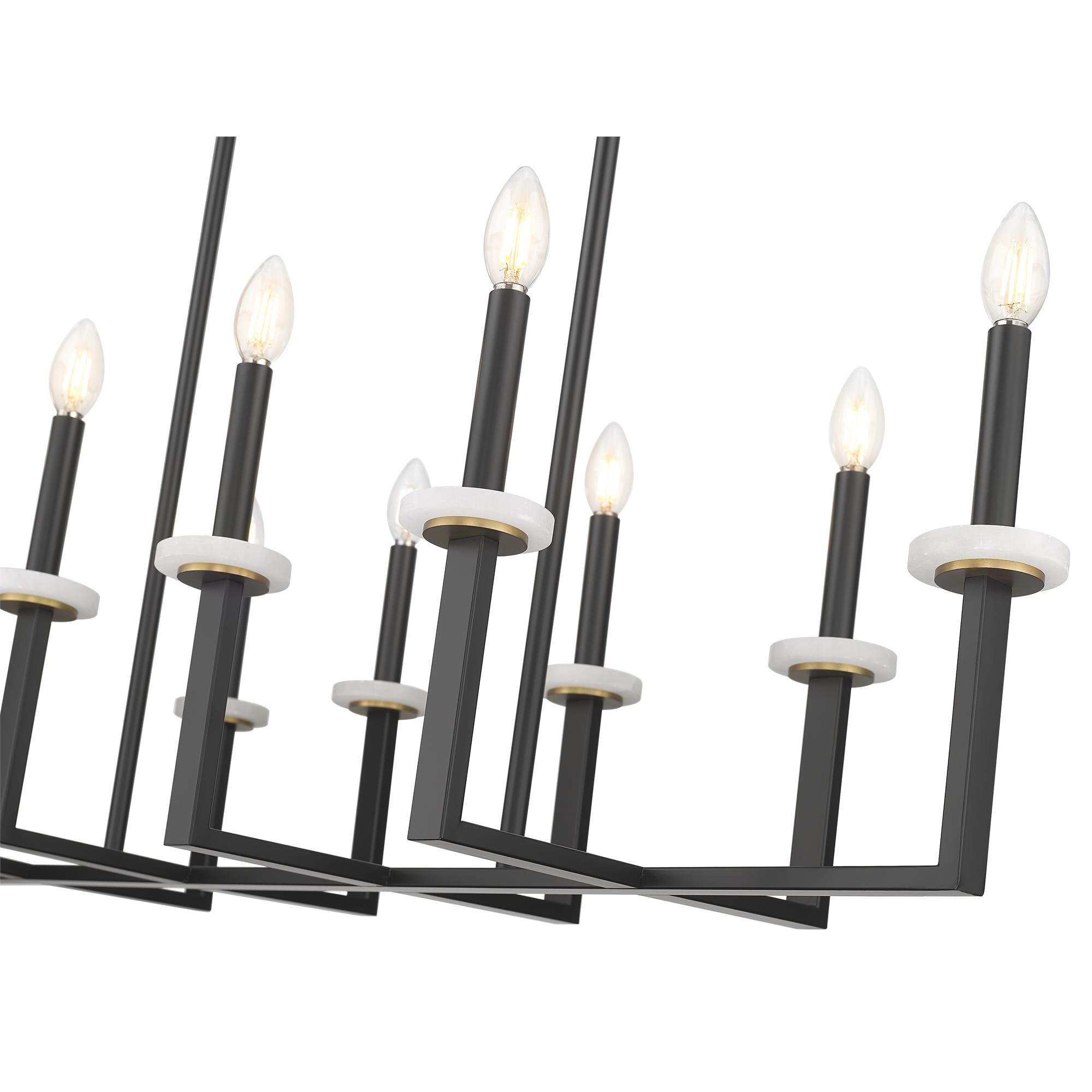 Shown in Matte Black and Modern Gold finish