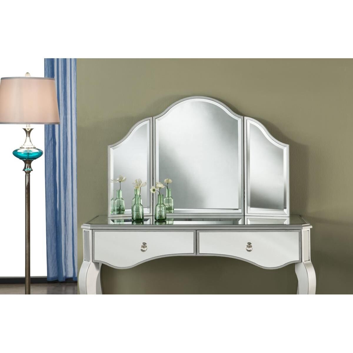 Contempo Make Up Mirror by Elegant Decor