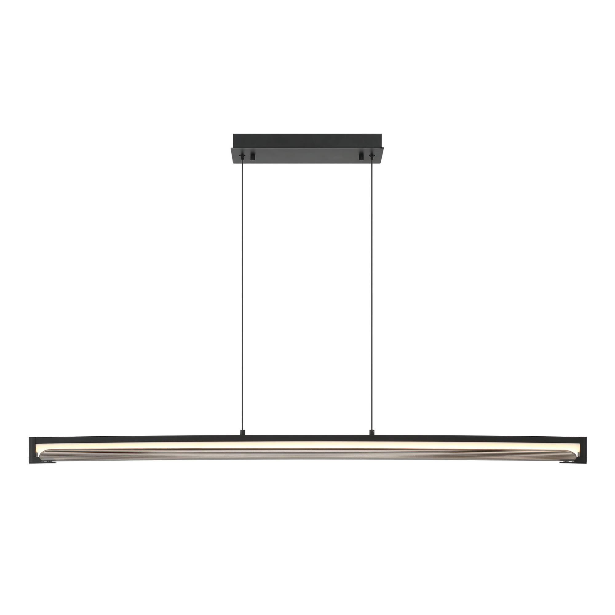 Shown in Matte Black finish and Smoked glass