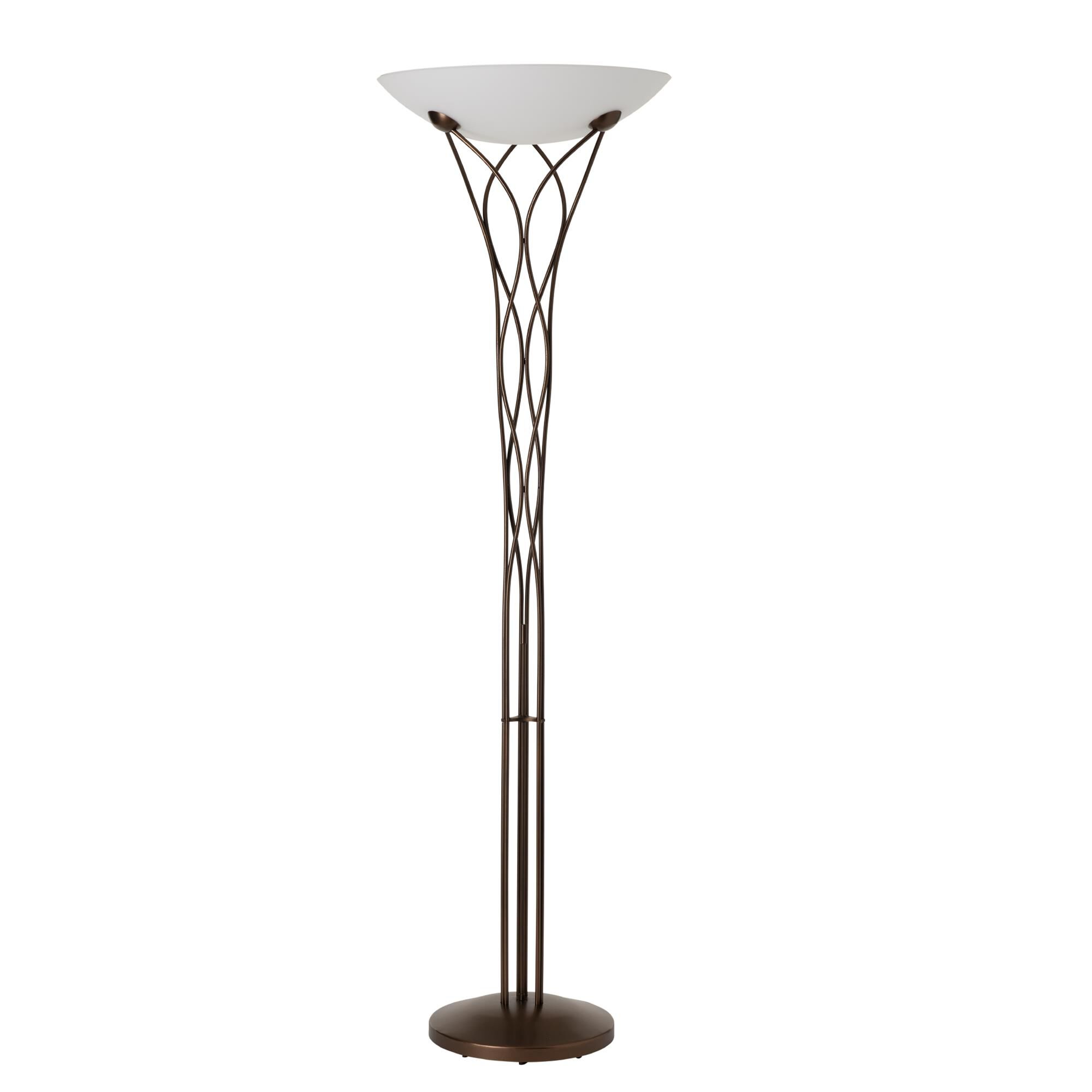 Shown in Bronze finish and Opal glass