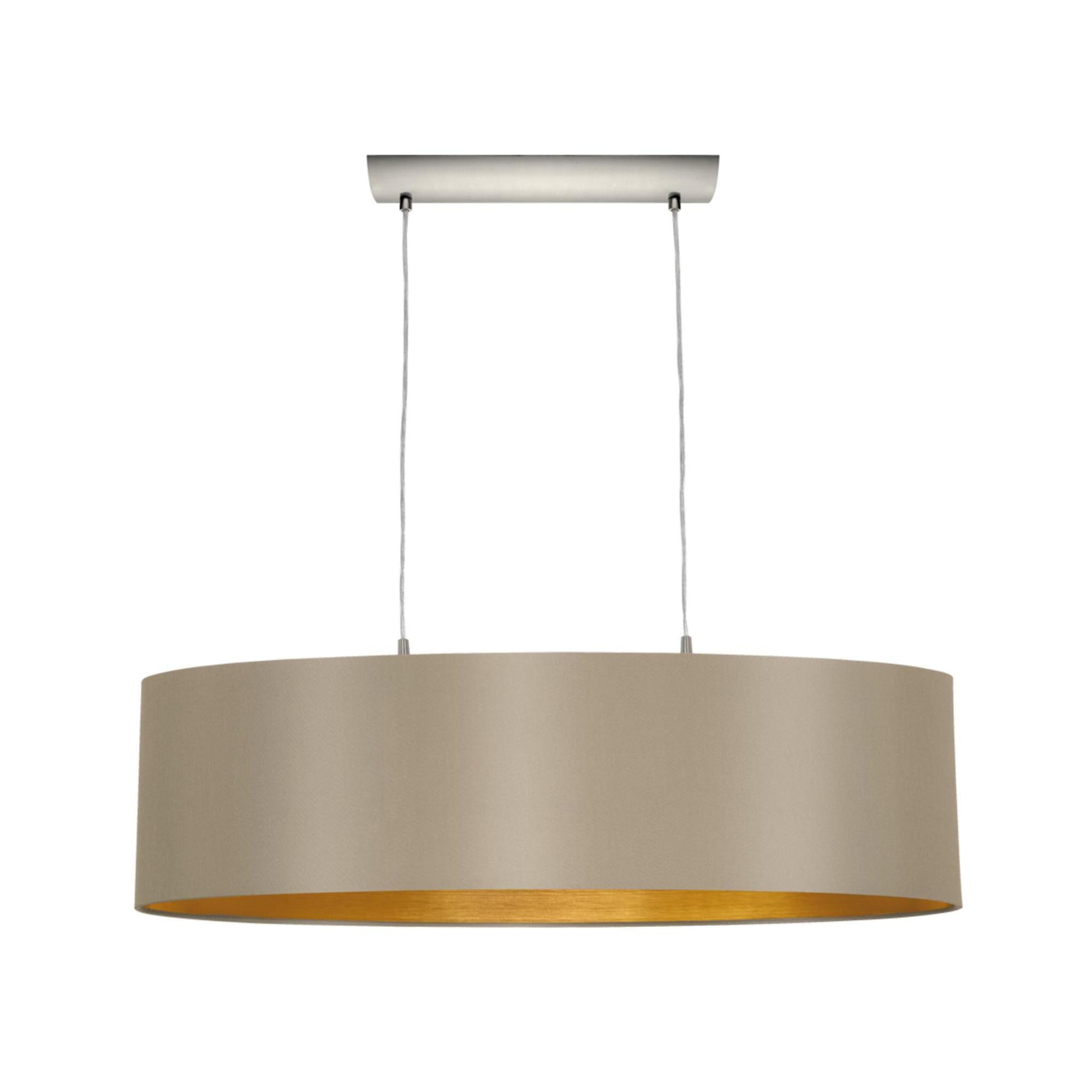 Eglo Maserlo 30 Inch 2 Light Linear Suspension Light by Eglo Lighting