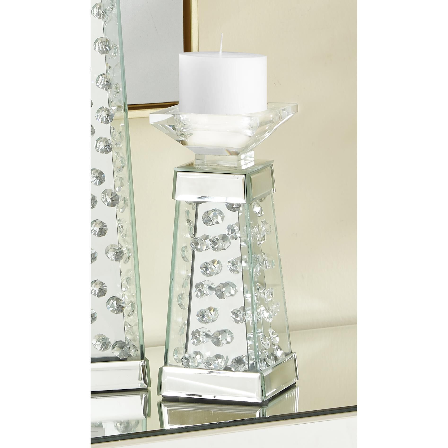Sparkle Candle Holder by Elegant Decor