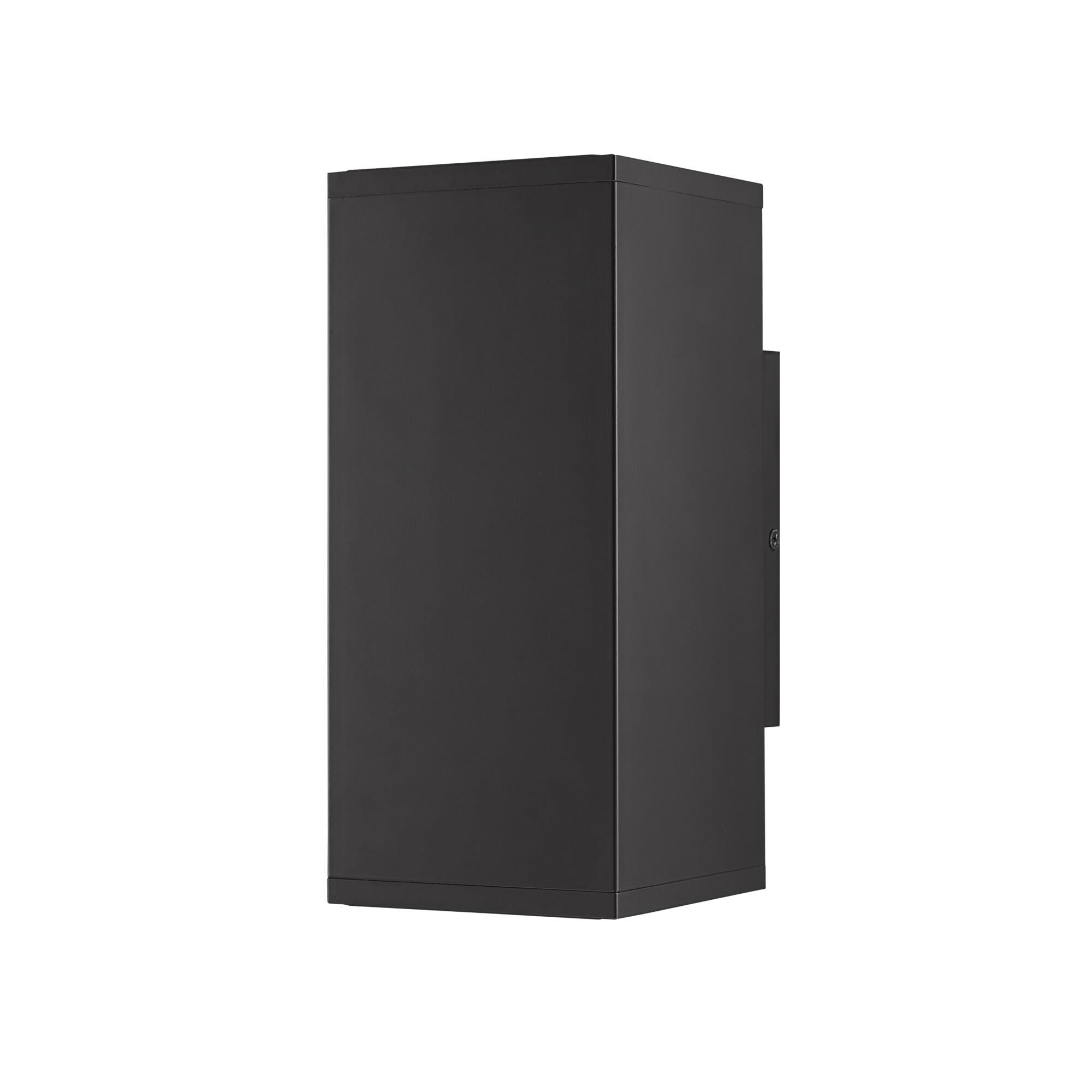 Shown in Powder Coated Black finish and Frosted glass