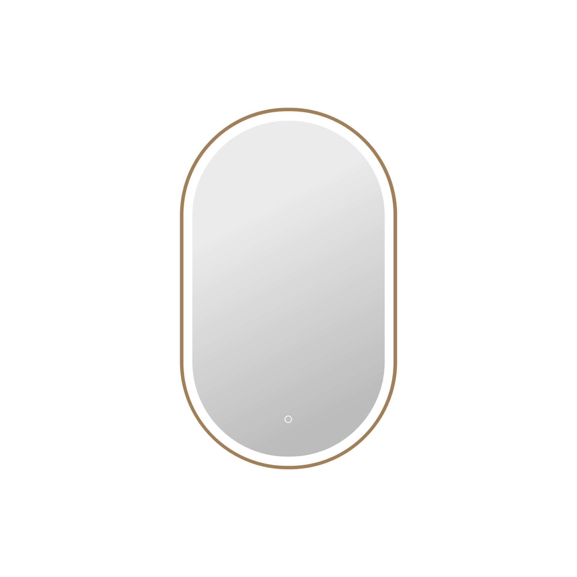 Harmoni 40 Inch Oval LED Lighted Mirror by Elegant Decor