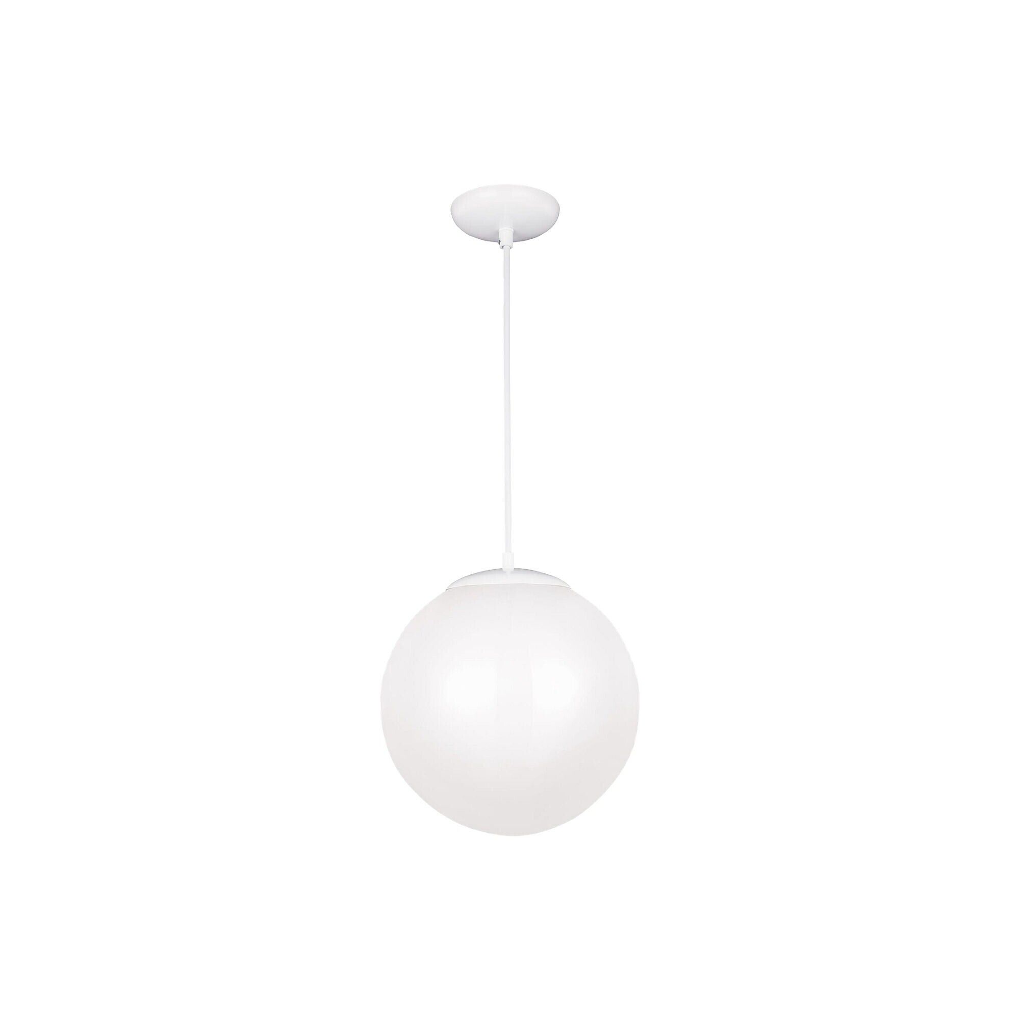Shown in White finish and Smooth White  Diffuser glass and Smooth White Glass Diffuser shade